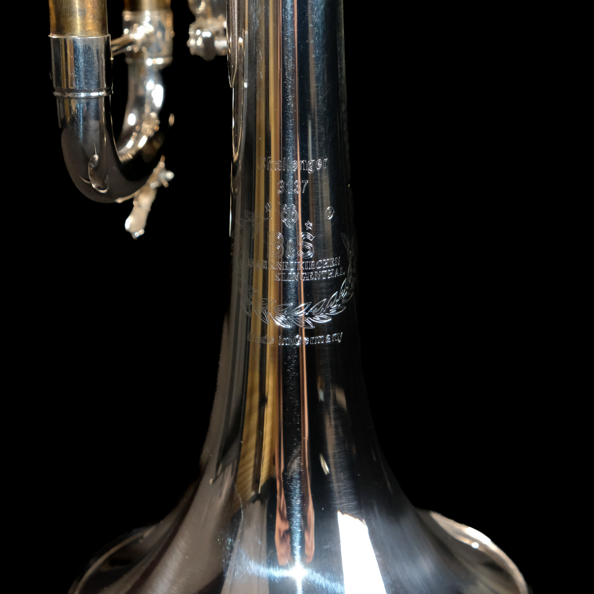 DEMO B&S Challenger 1 3137 Professional Bb Trumpet BS3137-2-OW - Silver Pated