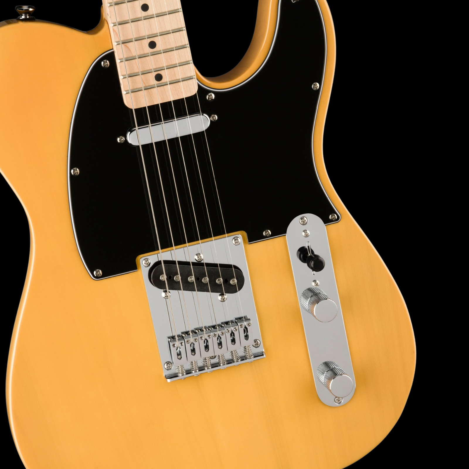 Squier Affinity Series Telecaster Electric Guitar - Butterscotch Blonde with Maple Fingerboard