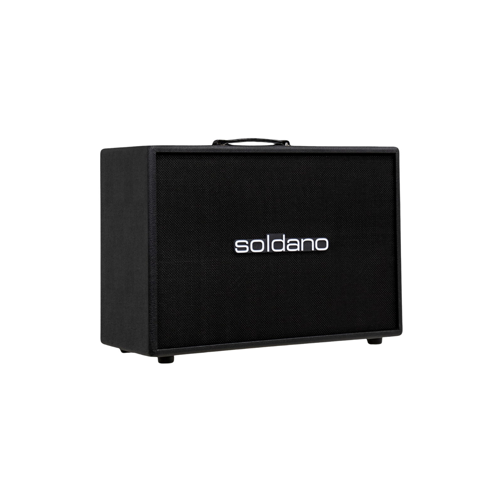 Used Soldano 2x12 Straight Classic Cabinet - Black Tolex, Black Grille