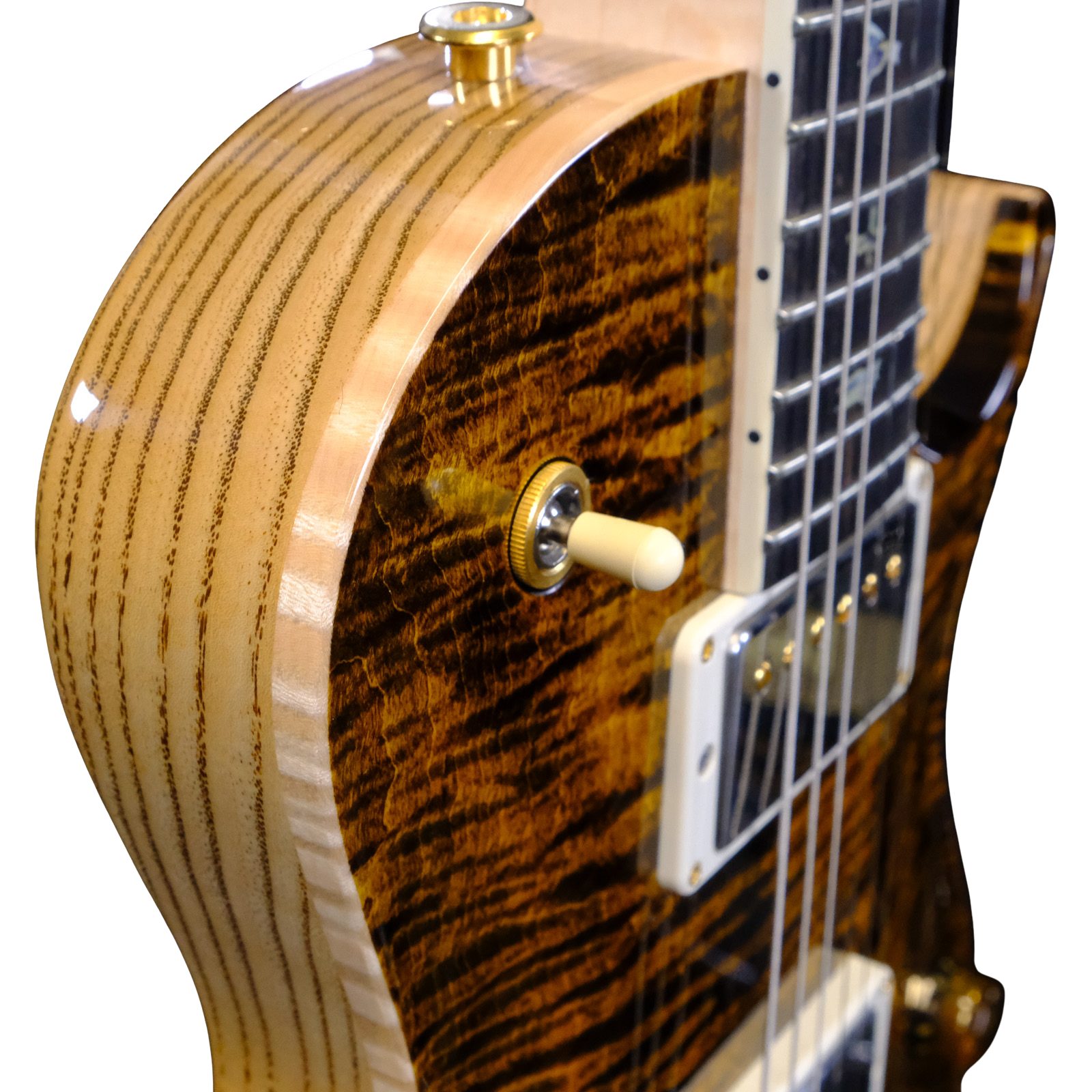 PRS Wood Library McCarty 594 Singlecut Flame Maple - Yellow Tiger