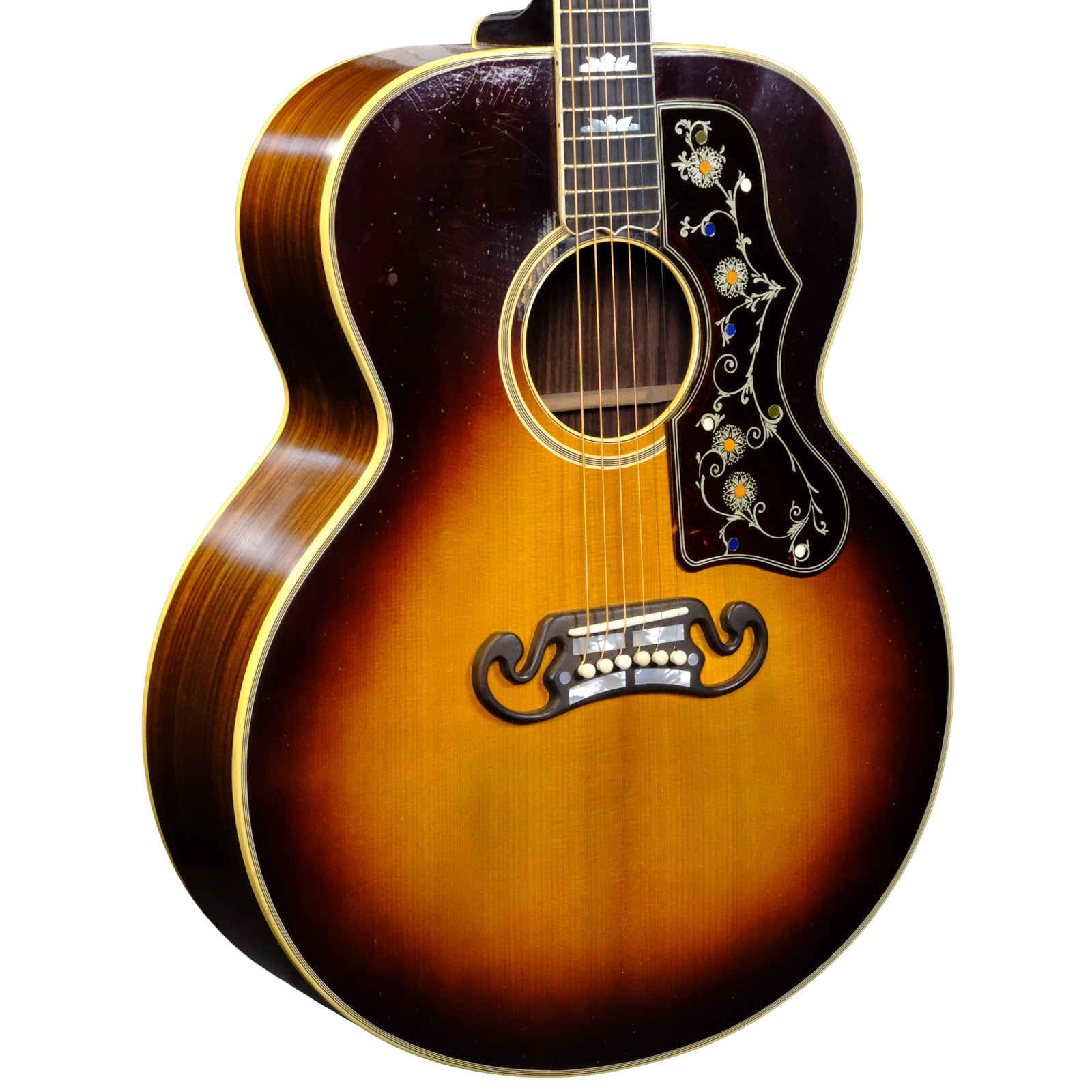 Gibson Custom Pre-War SJ-200 Rosewood - Light Aged Faded Vintage Sunburst