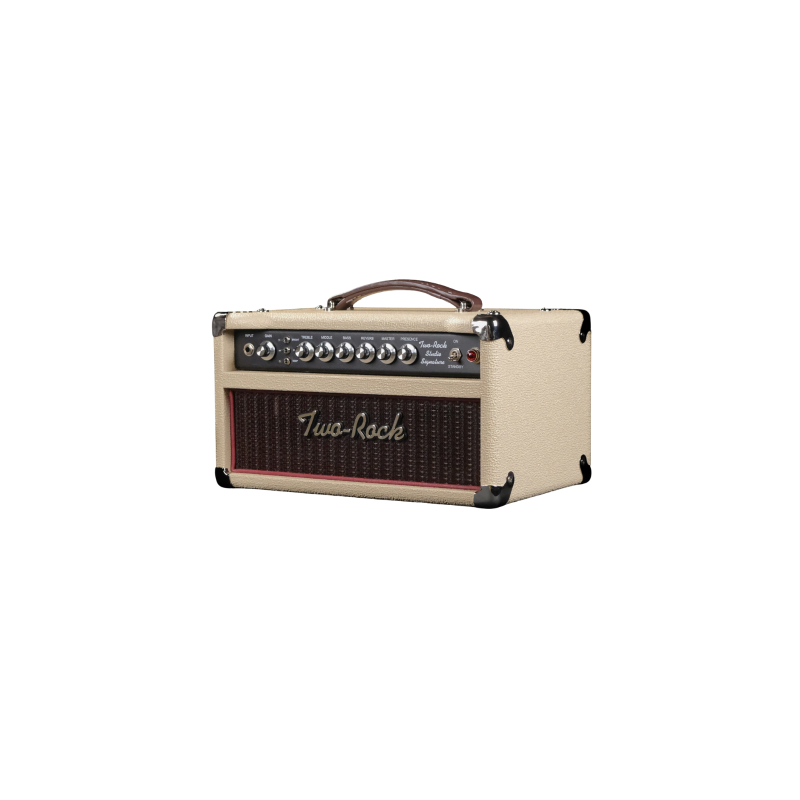 Two-Rock Studio Signature Head Amp - Blonde Tolex with Black Face, Oxblood Cloth