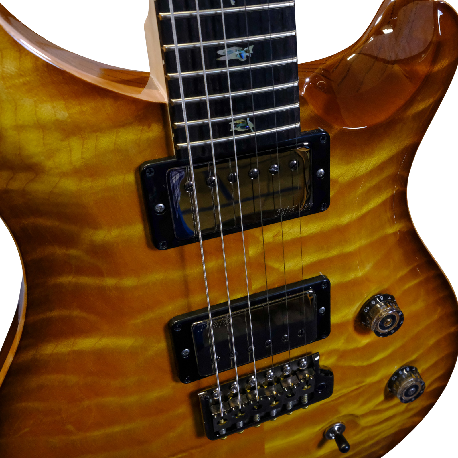 PRS Wood Library Custom 24 10-Top Quilted Maple -  Livingston Lemondrop