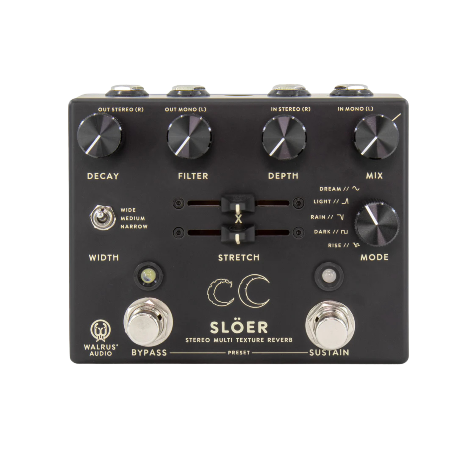 Walrus SLOER Stereo Ambient Reverb (Black)