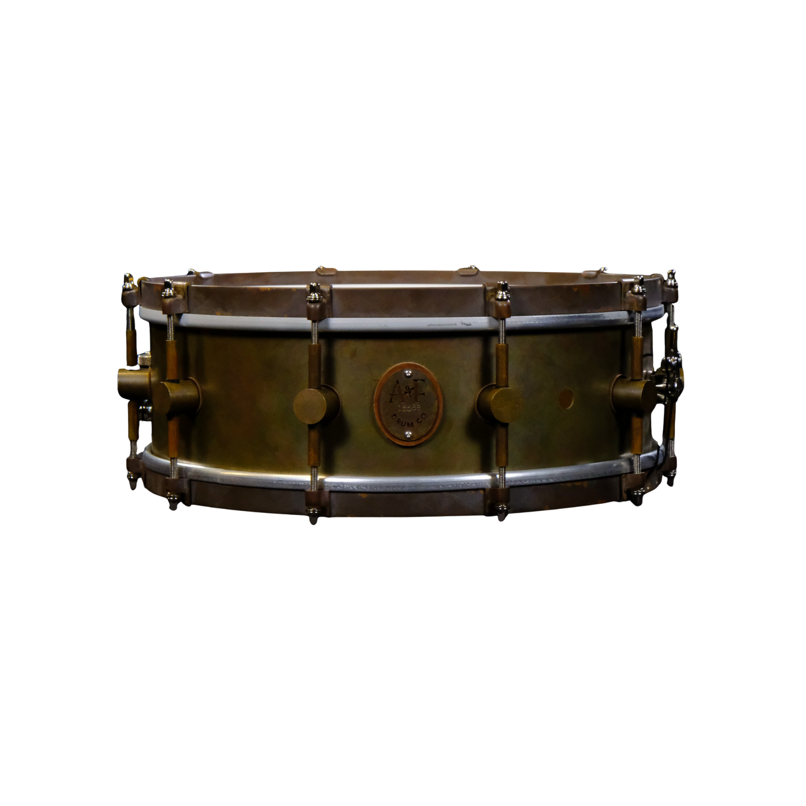 A&F Drum Co. Raw Brass Snare Drum 5 x 14