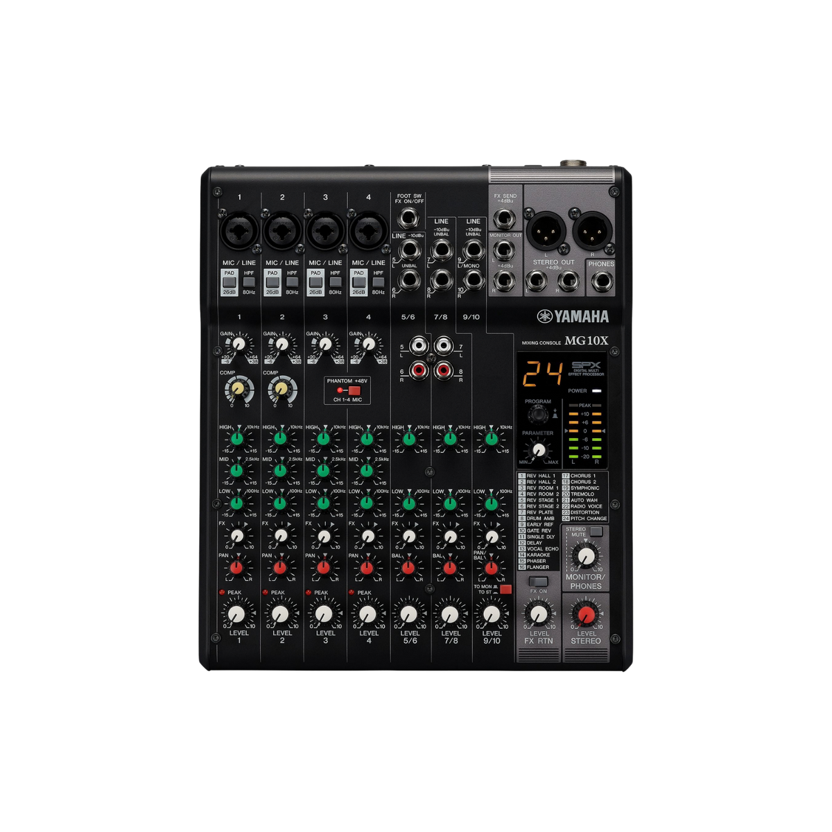 Yamaha MG10X CV 10-channel Stereo Mixer