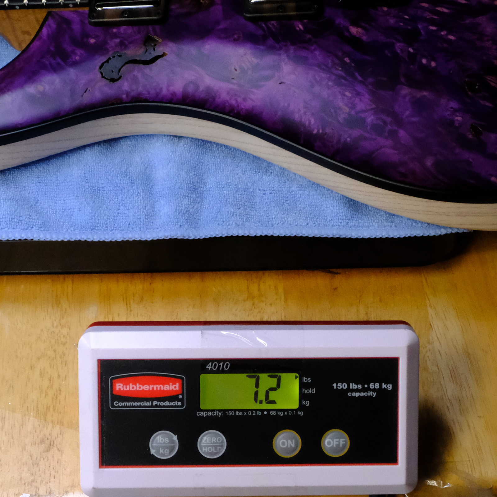 PRS Private Stock Buckeye Burl Custom 24 - Top Purple with White Wash Back