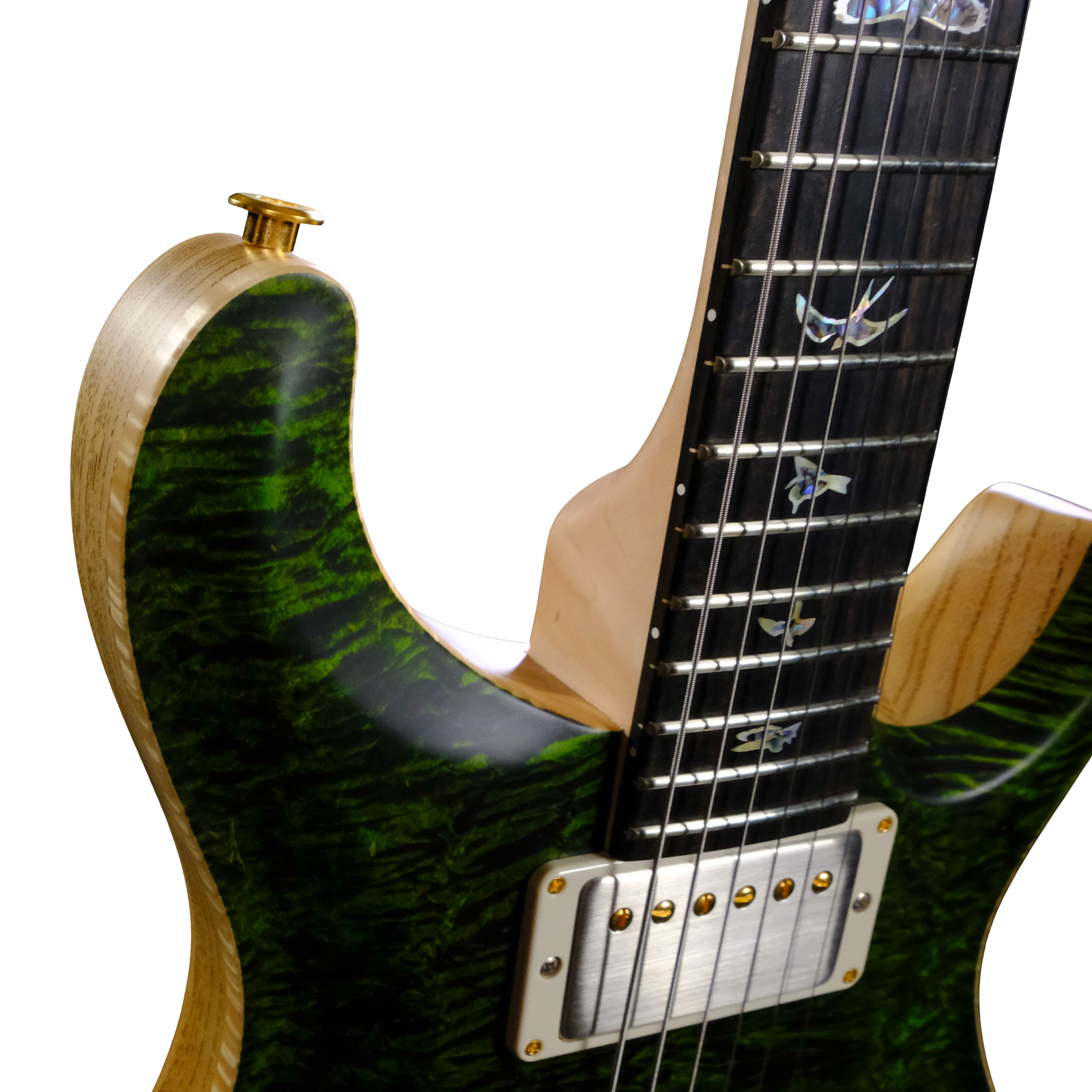 PRS Wood Library DGT Flame Maple - Jade