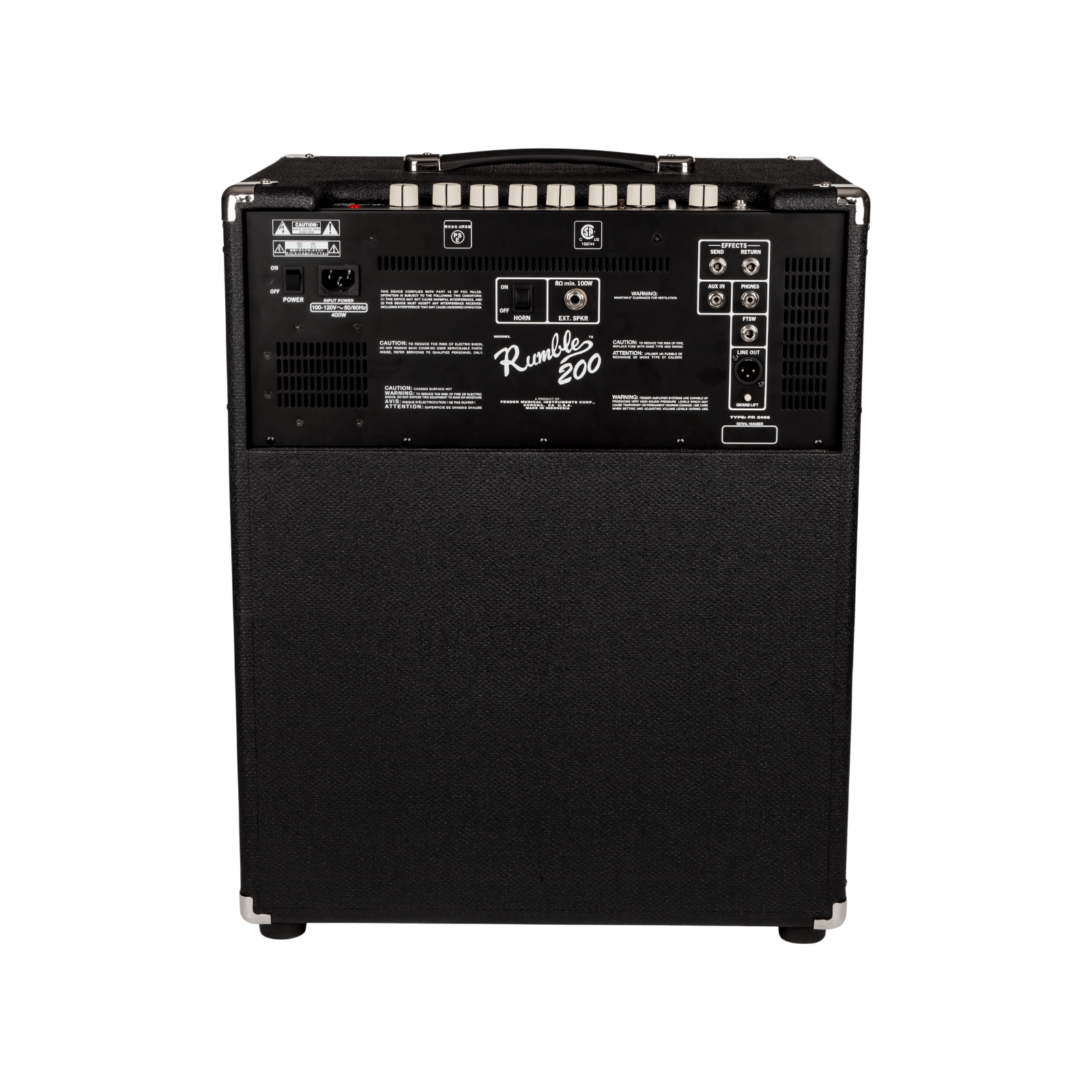 Fender Rumble 200 1x15" 200-watt Bass Combo Amp