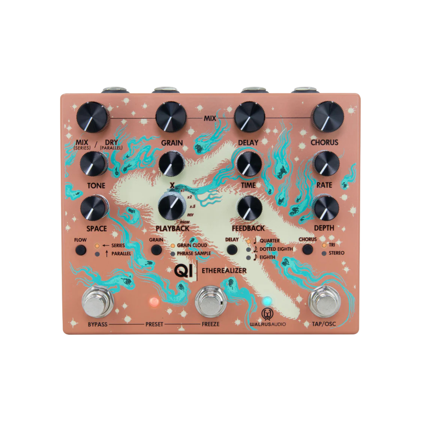 Walrus Audio Qi Etherealizer - Terracotta