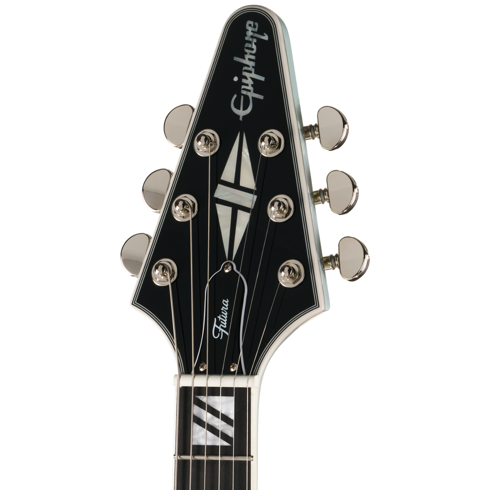 ***PREORDER*** Epiphone Futura Flying V Custom - Quicksilver Shift ***PREORDER***