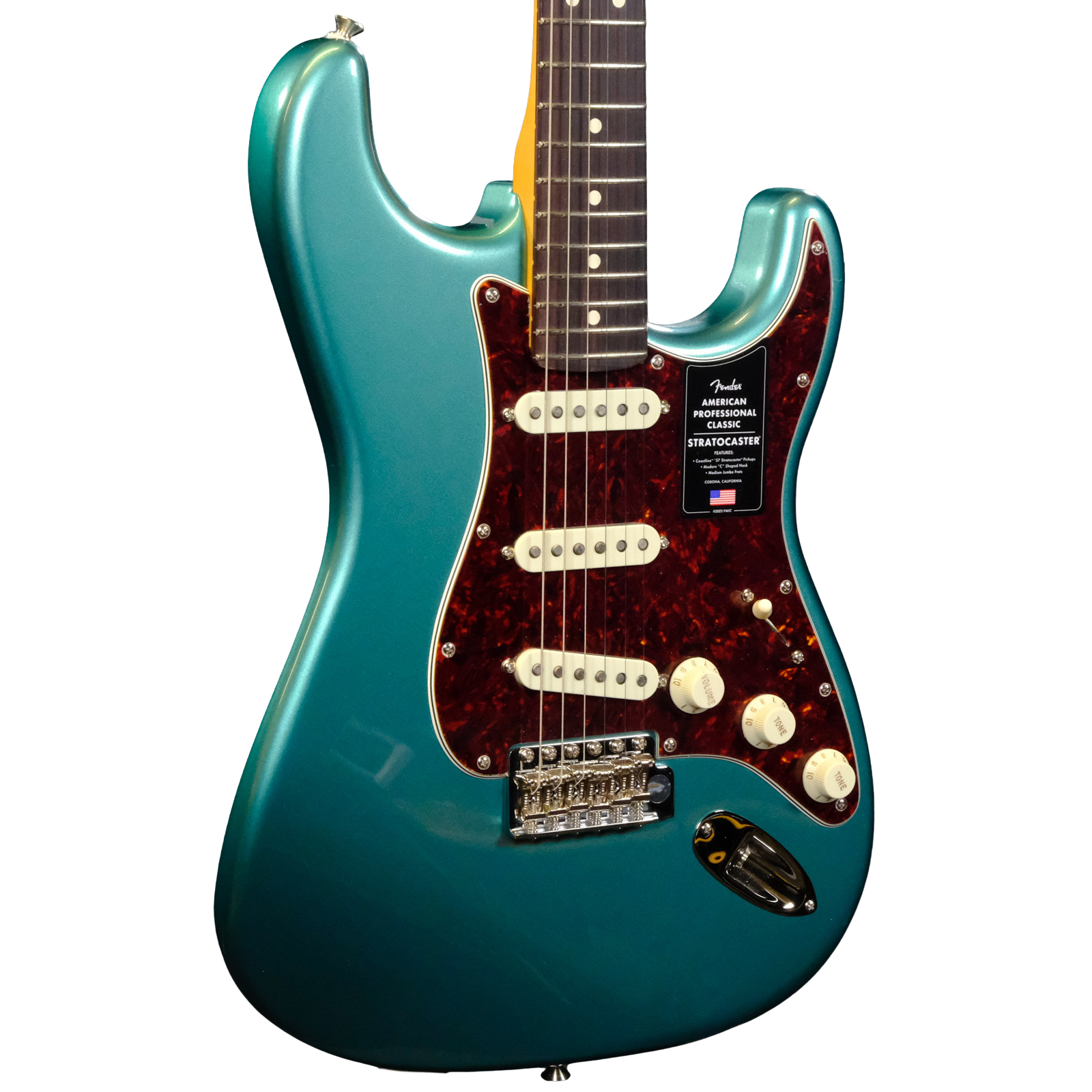 Fender American Professional Classic Stratocaster - Faded Sherwood Green Metallic