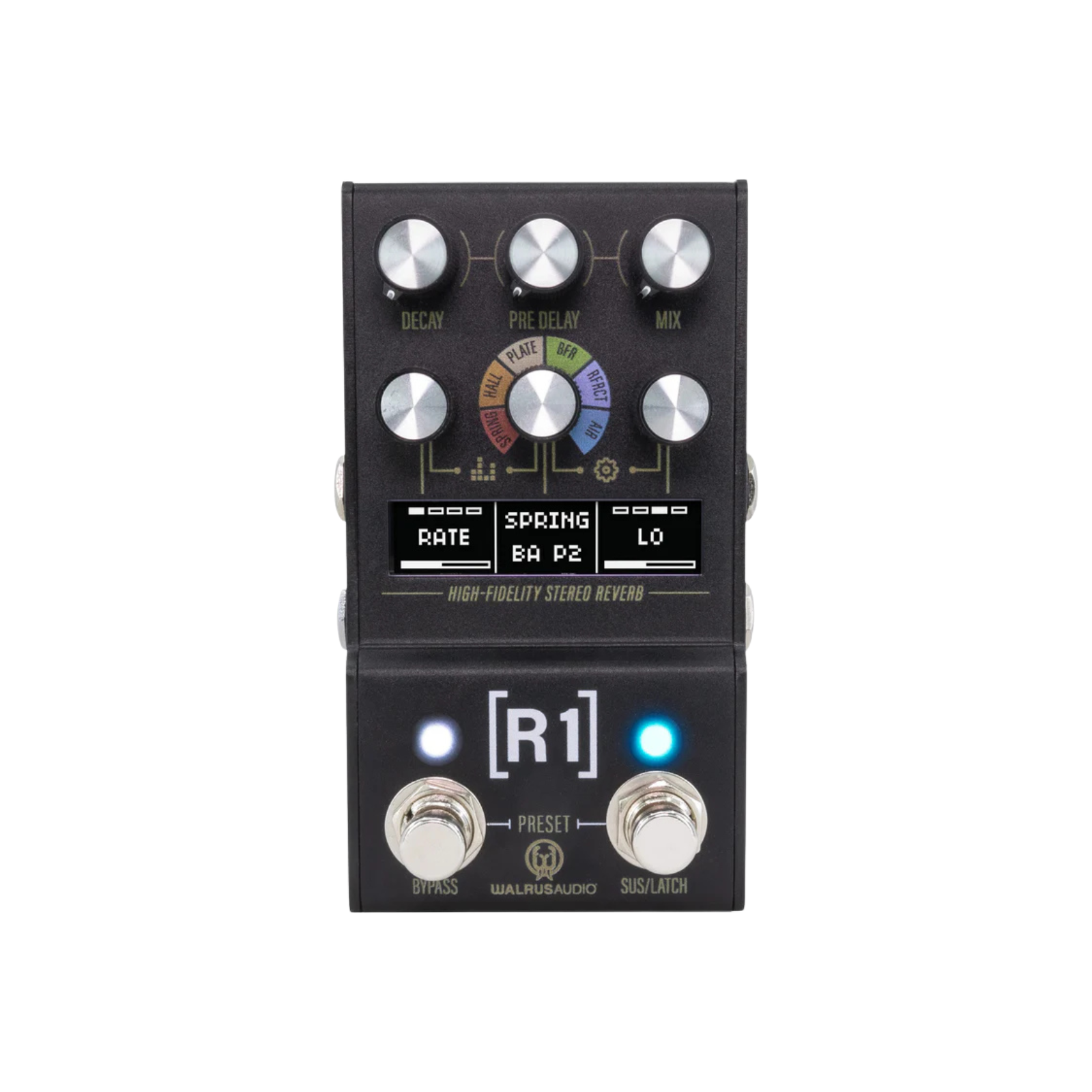 Walrus Audio Mako Series MKII R1 High-Fidelity Stereo Reverb Pedal