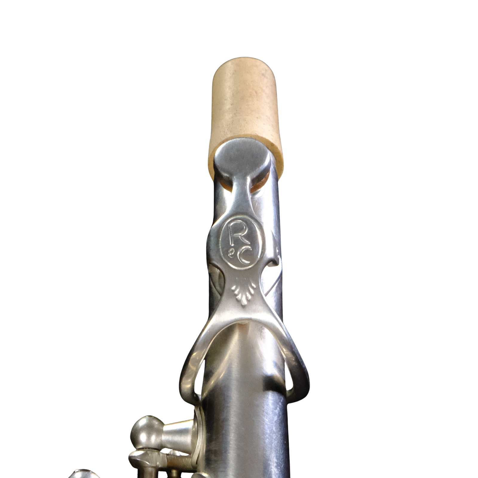 Rampone & Cazzani R1 Jazz Half-Curved Soprano Saxophone - Silver - 2003/J/AG