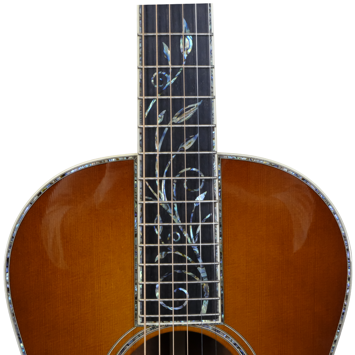 Santa Cruz 00 Custom 42 Style Orcas Island Cedar and Waterfall Bubinga - Firefly Finish