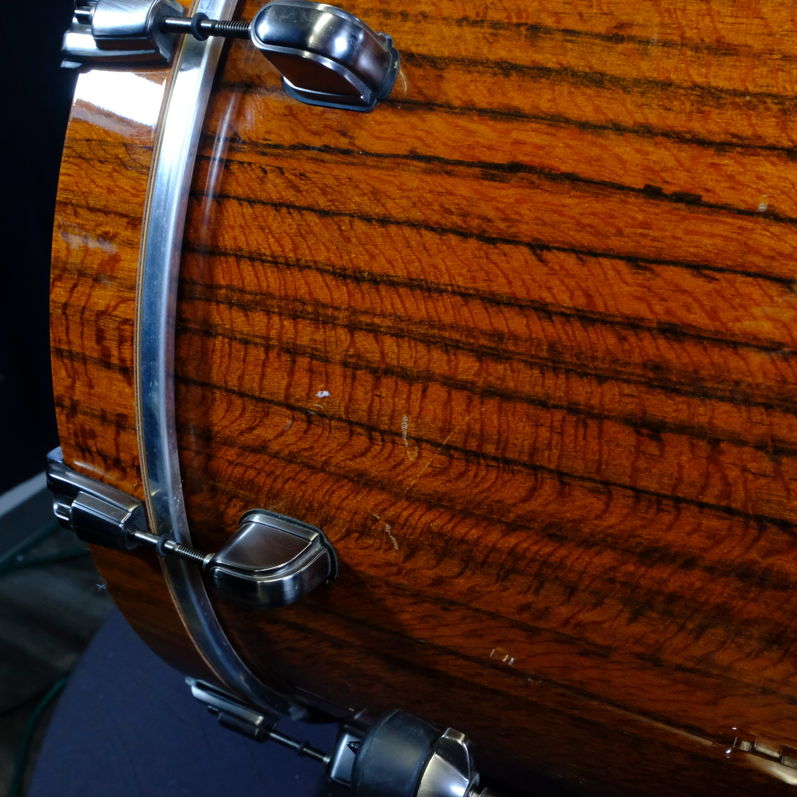 Used Tama Starclassic  Birch/Bubinga Shell Pack - Crimson Tigerwood Fade