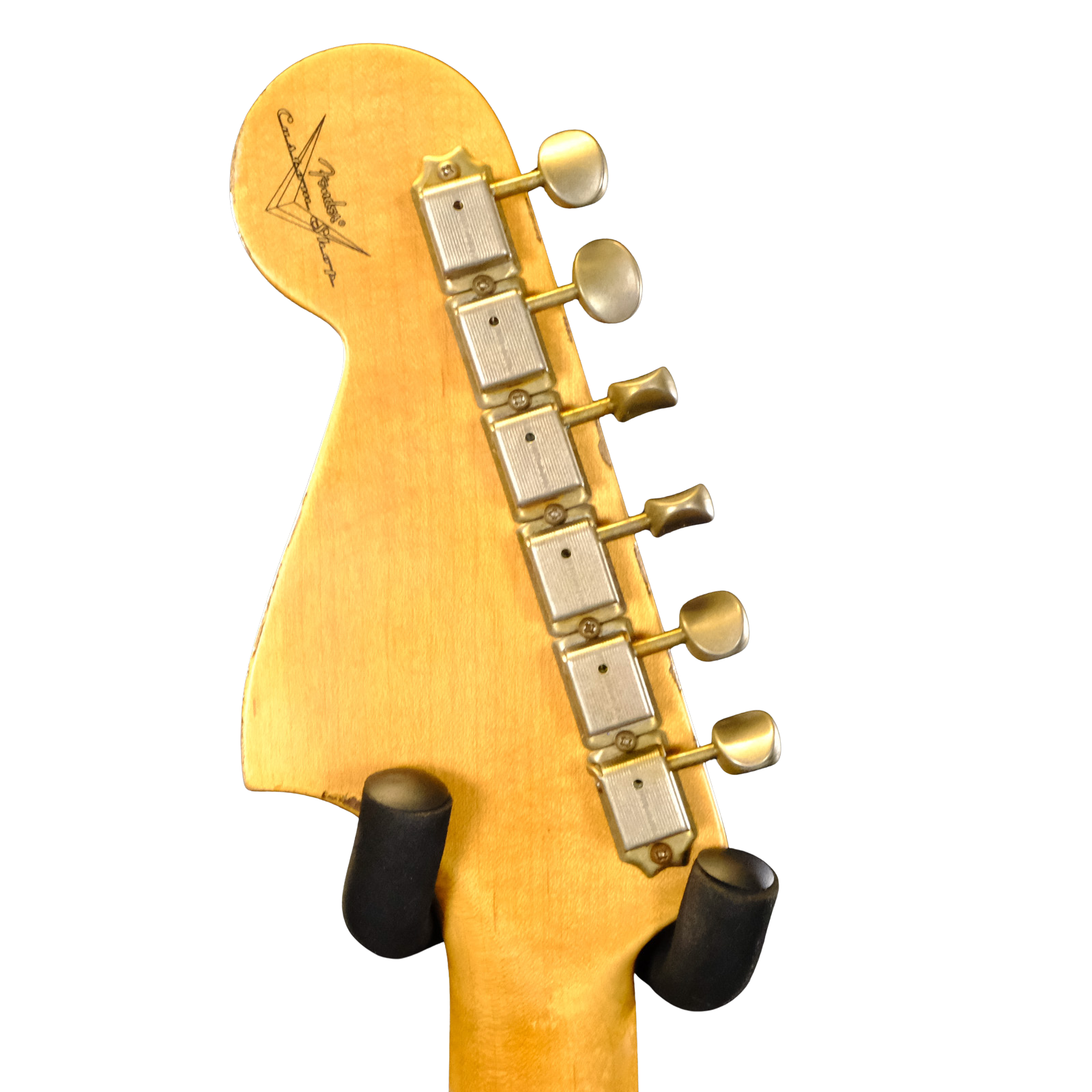 Fender Custom Shop Bass VI Journeyman Relic - Purple Sparkle over Graffiti Yellow