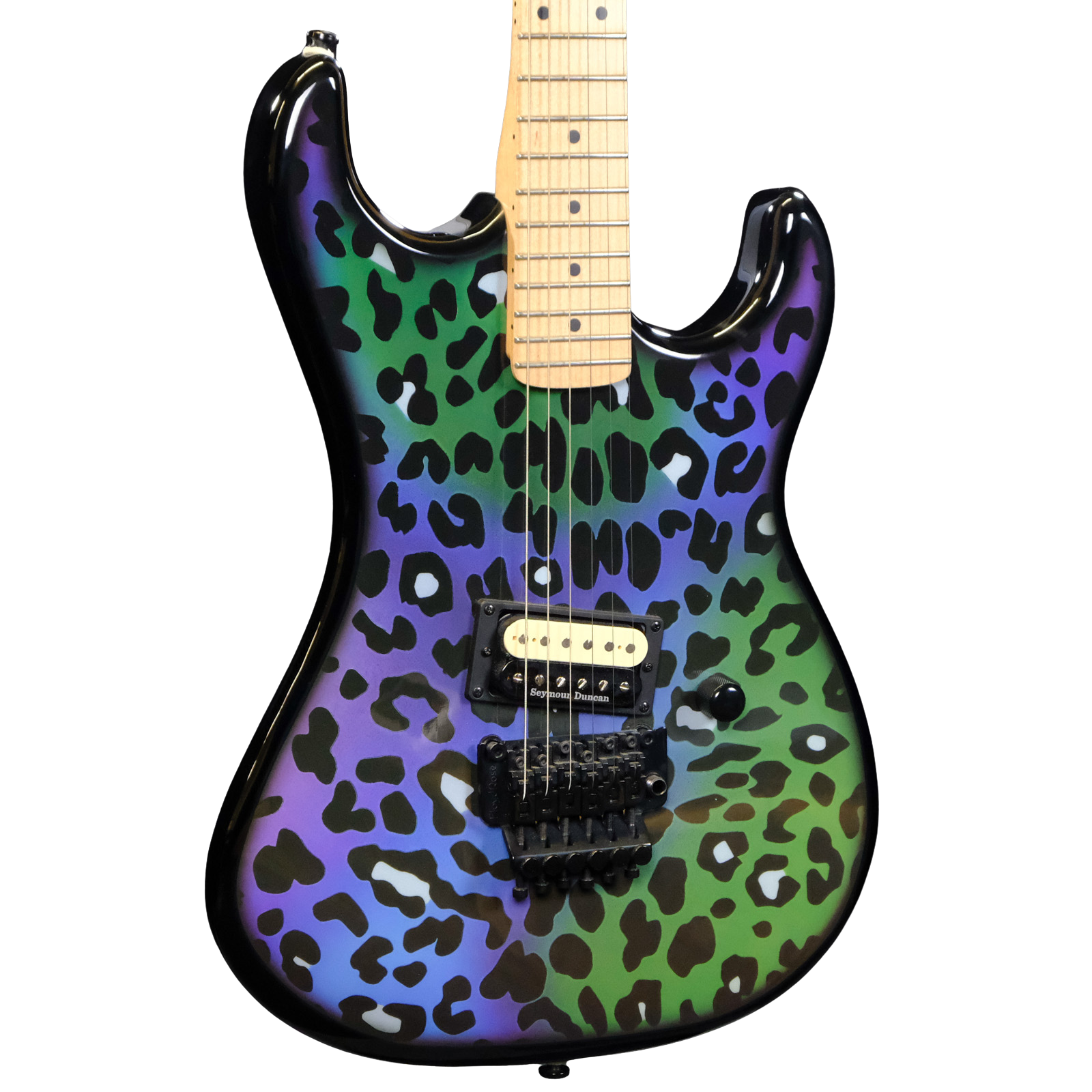 Used Kramer Baretta Feral Cat Custom Graphic - Rainbow Leopard