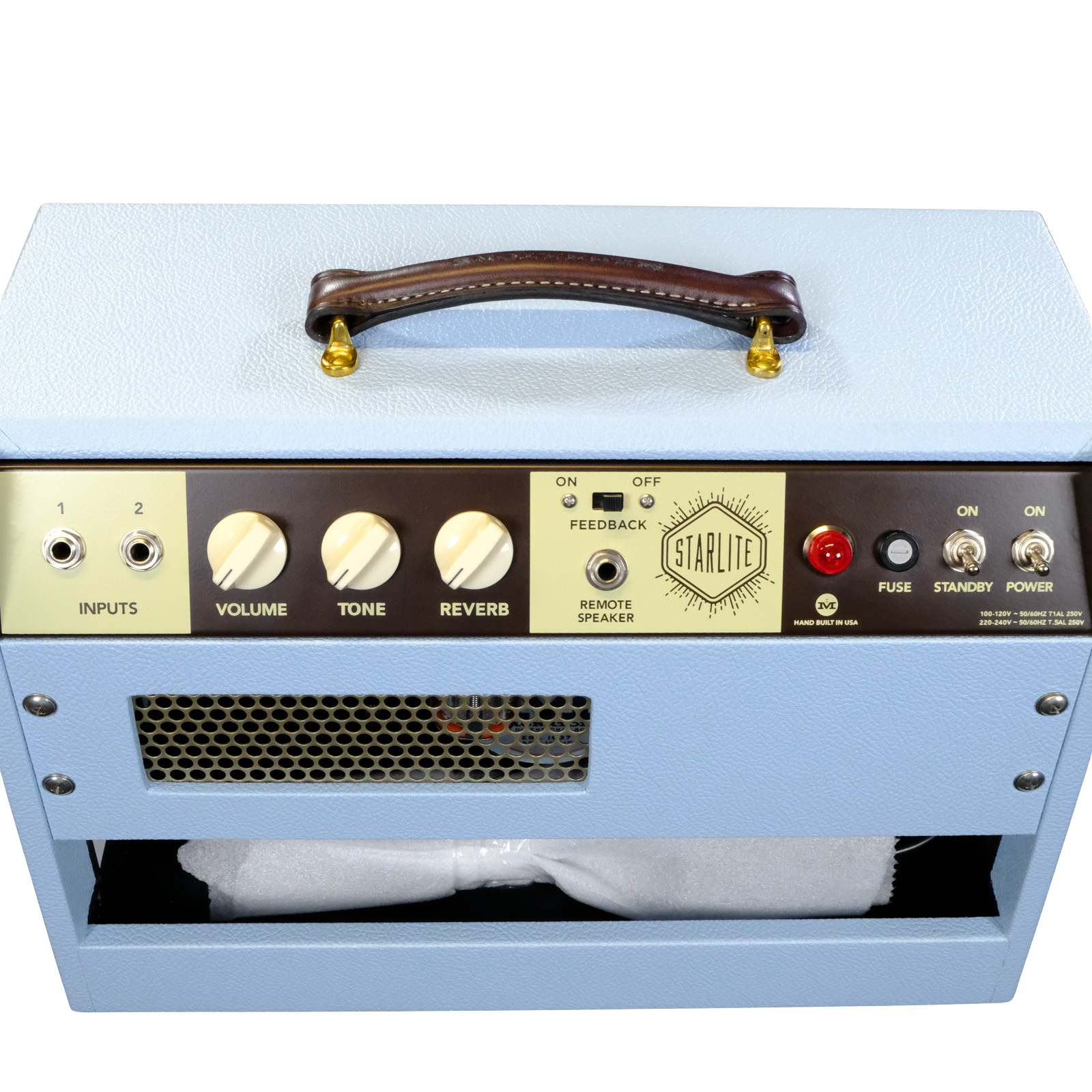 Magnatone Starlite 1x8 Combo w/ Reverb - Custom Color Carolina Blue