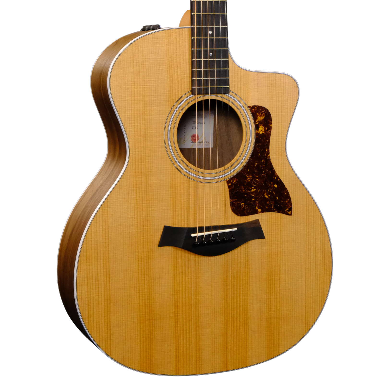 Taylor 214ce Plus Acoustic-Electric Guitar - Natural