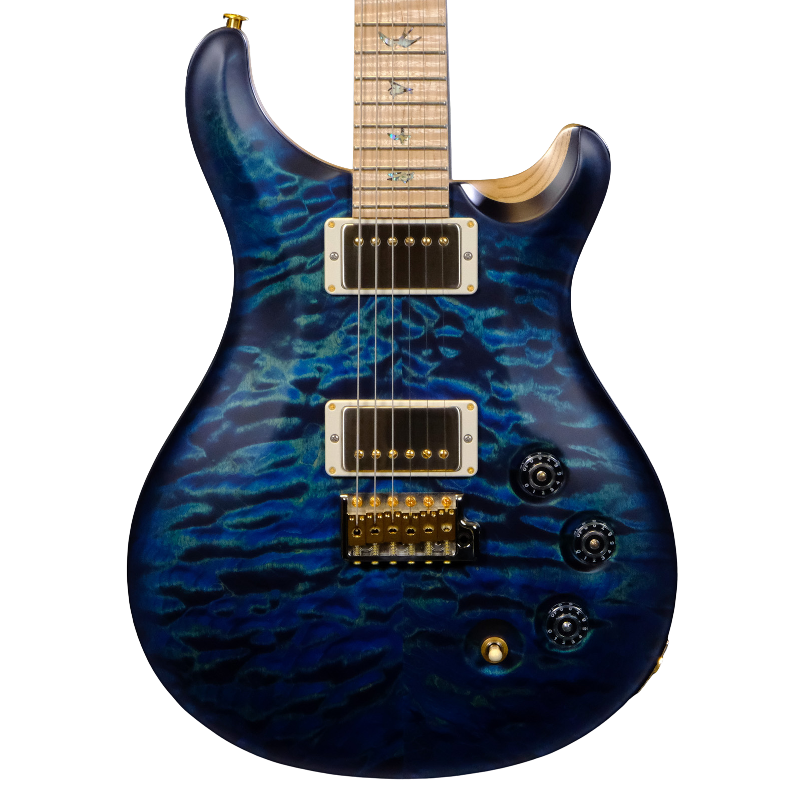 PRS Wood Library DGT Quilted Maple - River Blue
