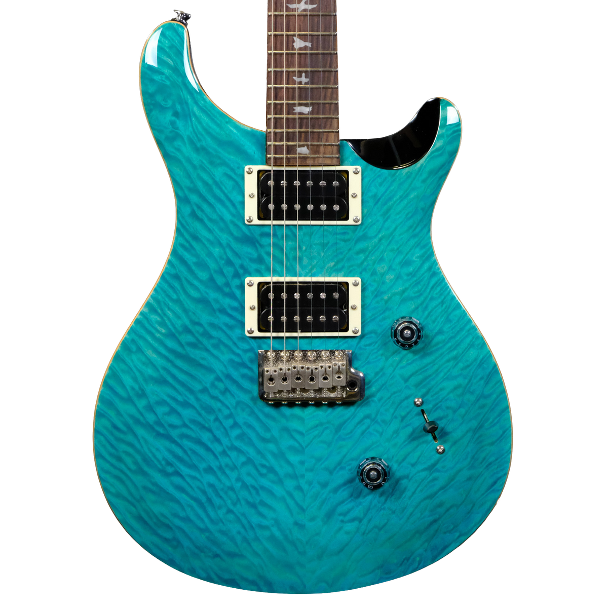 ギター PRS SE Custom 24 QuiltMaple LimitedBlue PRS SE Custom 24 Quilt - Sapphire