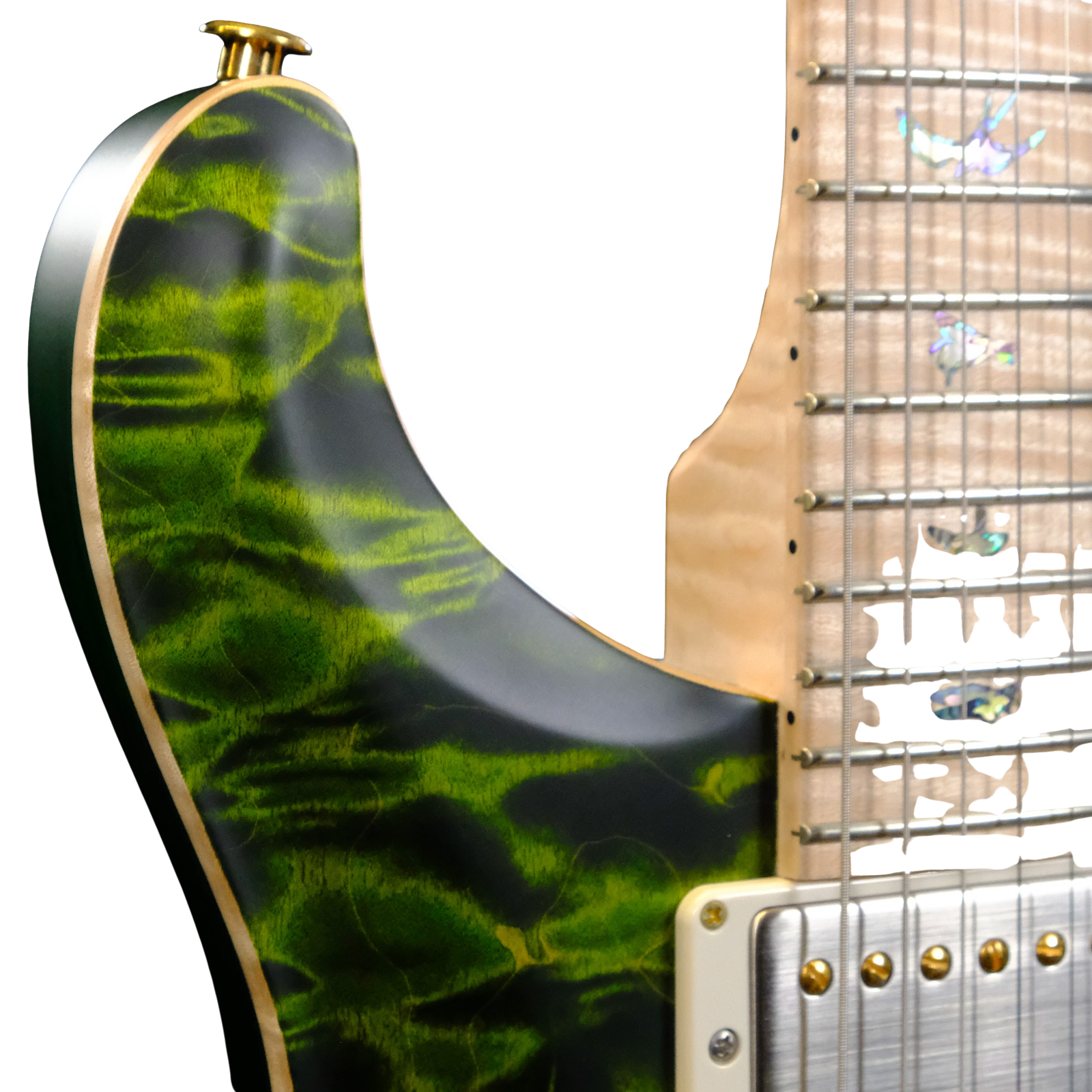 PRS Wood Library DGT Electric Guitar with Bird Inlays - Jade