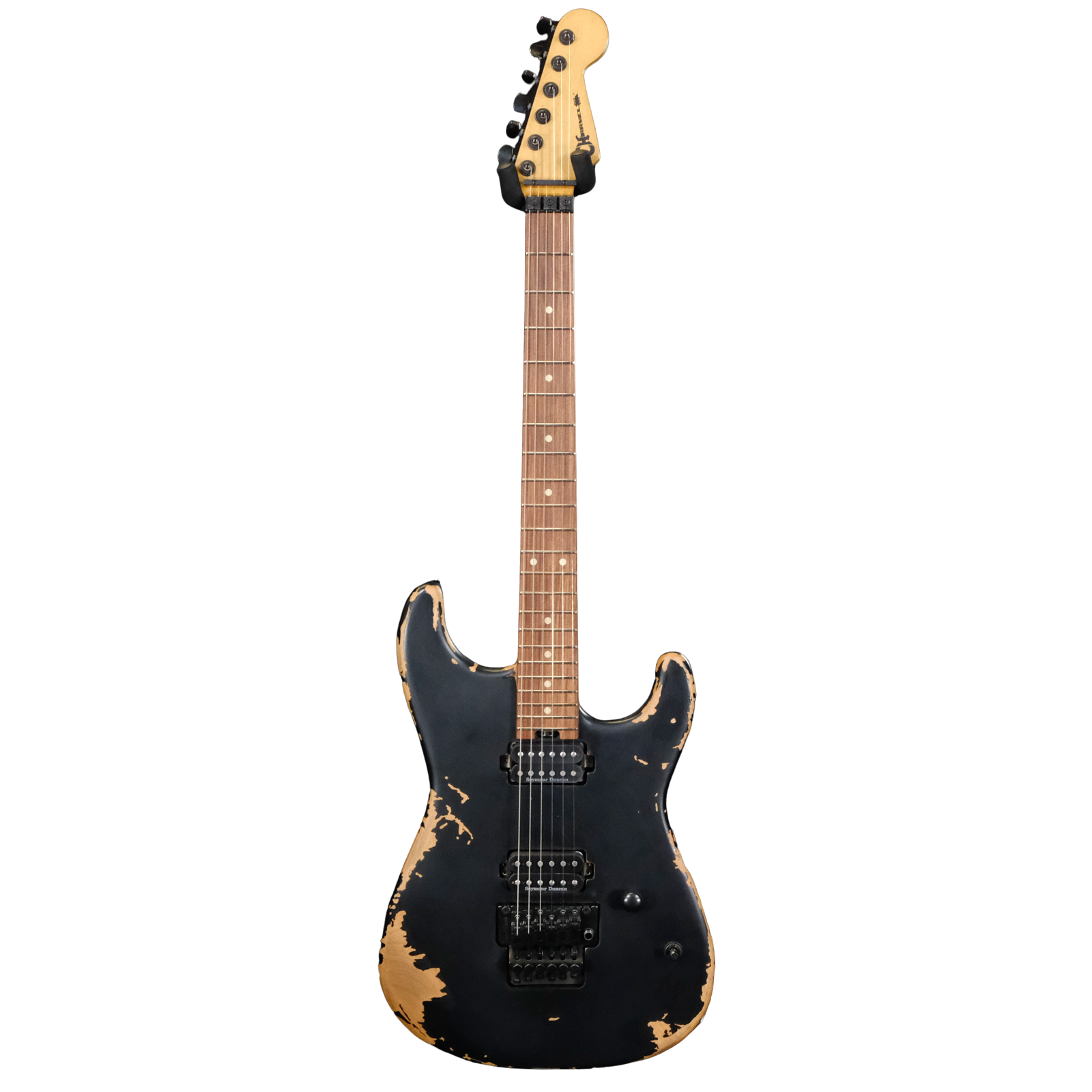Charvel Pro-Mod Relic San Dimas Style 1 HH FR PF - Weathered Black