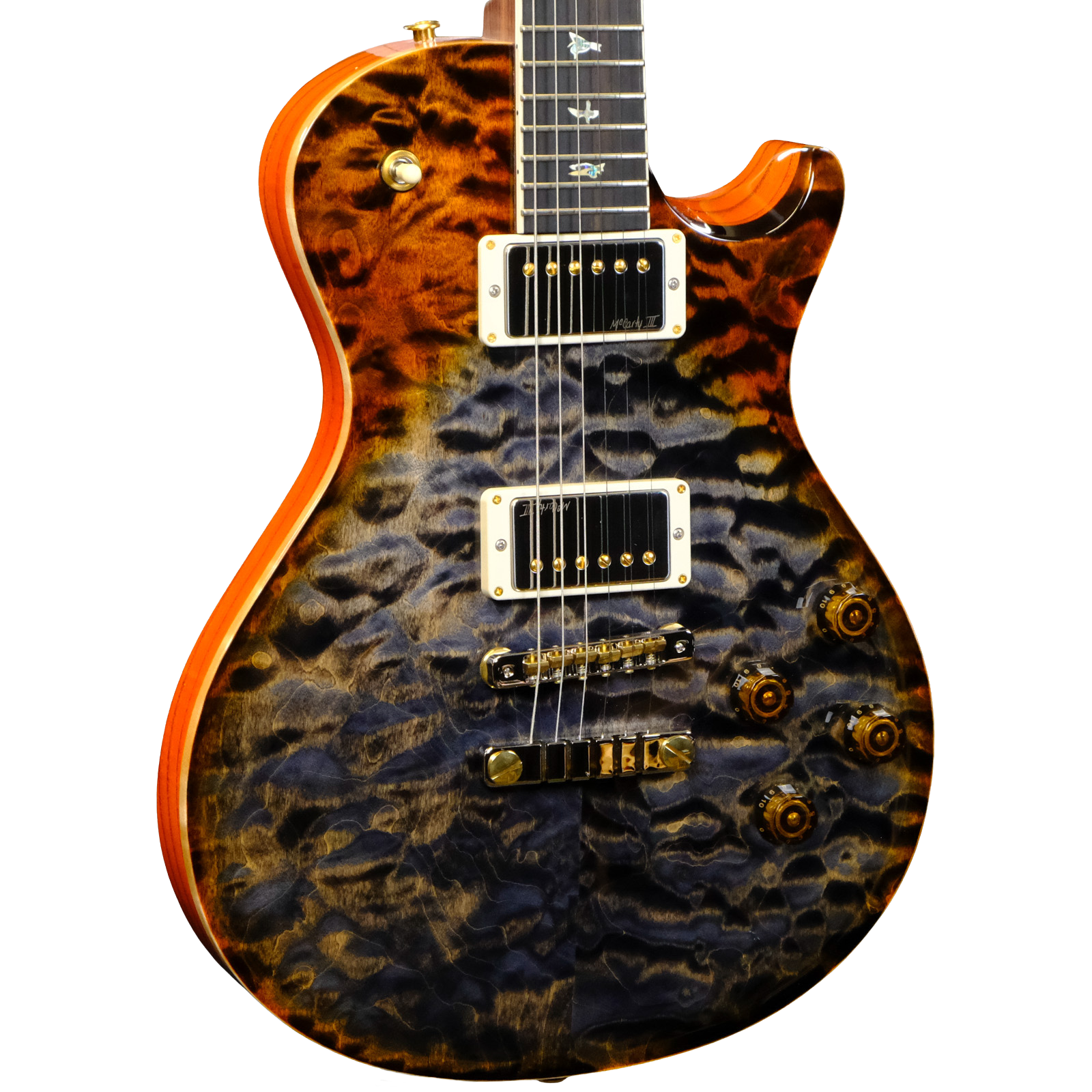 PRS Wood Library McCarty 594 Singlecut Quilted Maple - Burnt Maple Leaf