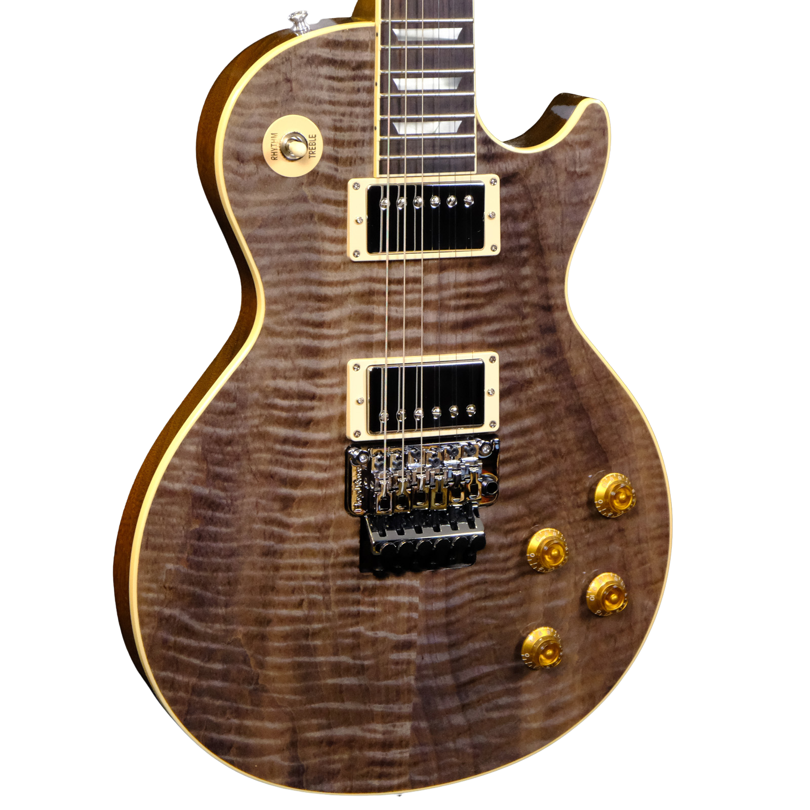 Gibson Custom Les Paul Axcess Standard Electric Guitar - Figured Top Floyd Rose DC Rust