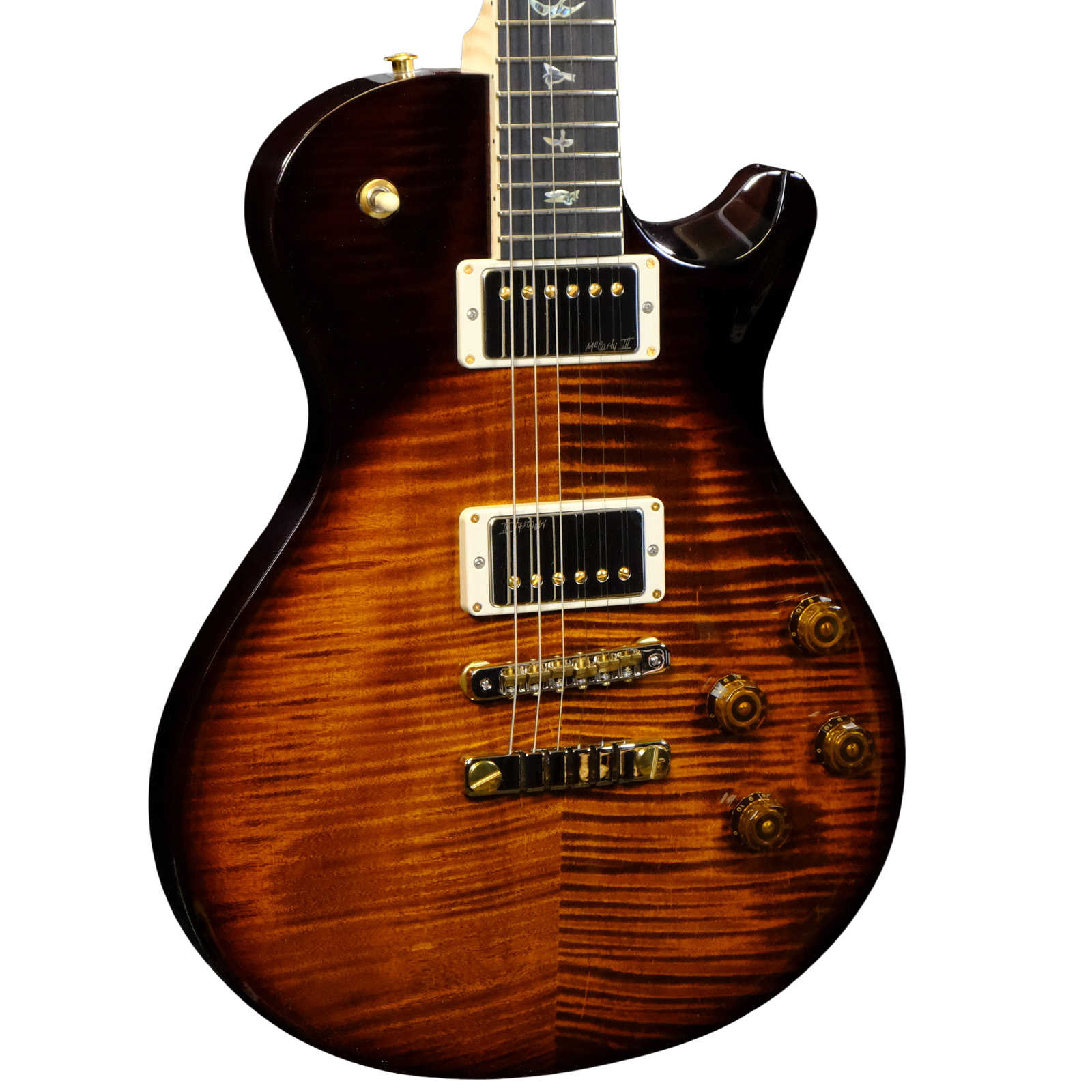 PRS Wood Library McCarty 594 Singlecut Flame Maple - Black Gold Burst