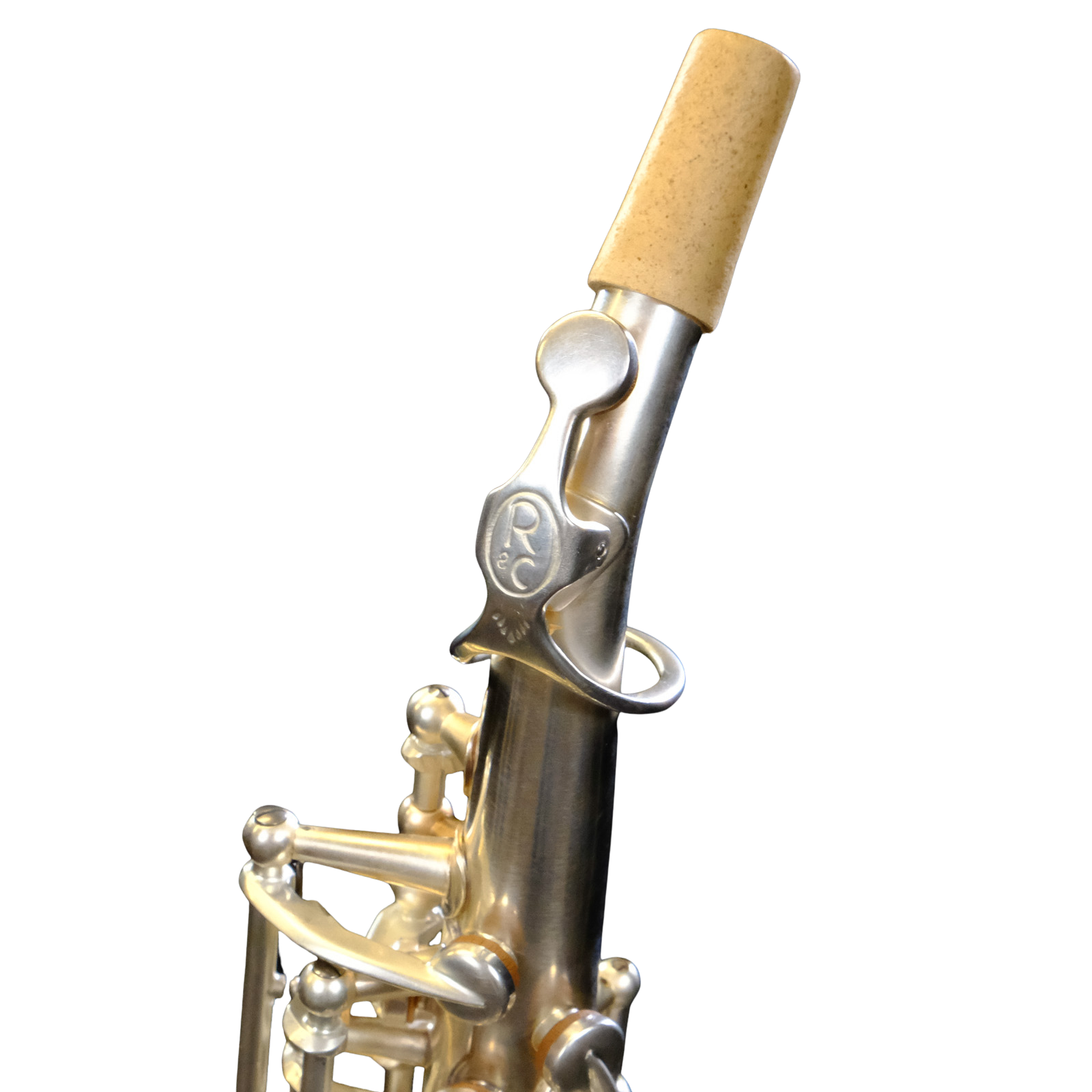 Rampone & Cazzani R1 Jazz Curved Soprano Saxophone - Silver - 2004/J/AG