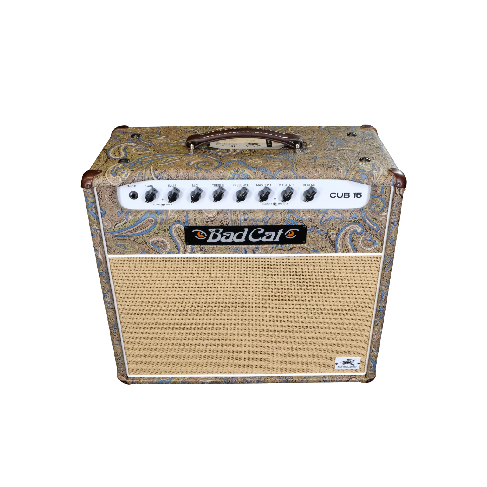Bad Cat Cub 15 Mod Shop Edition - Custom Blue and Brown Paisley