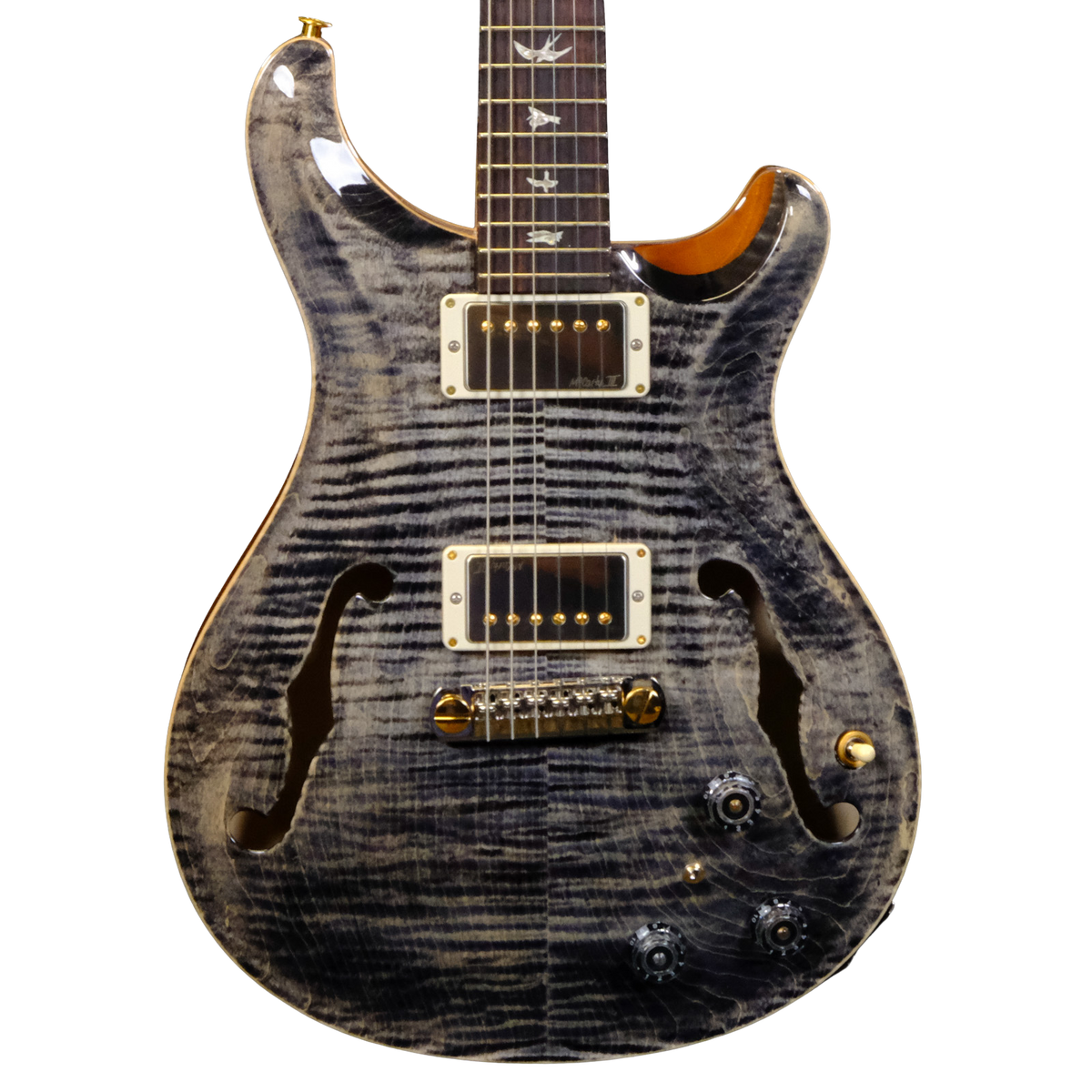 PRS Hollowbody Ⅱ piezo 10top PRS Hollowbody II Piezo 10 Top - Charcoal