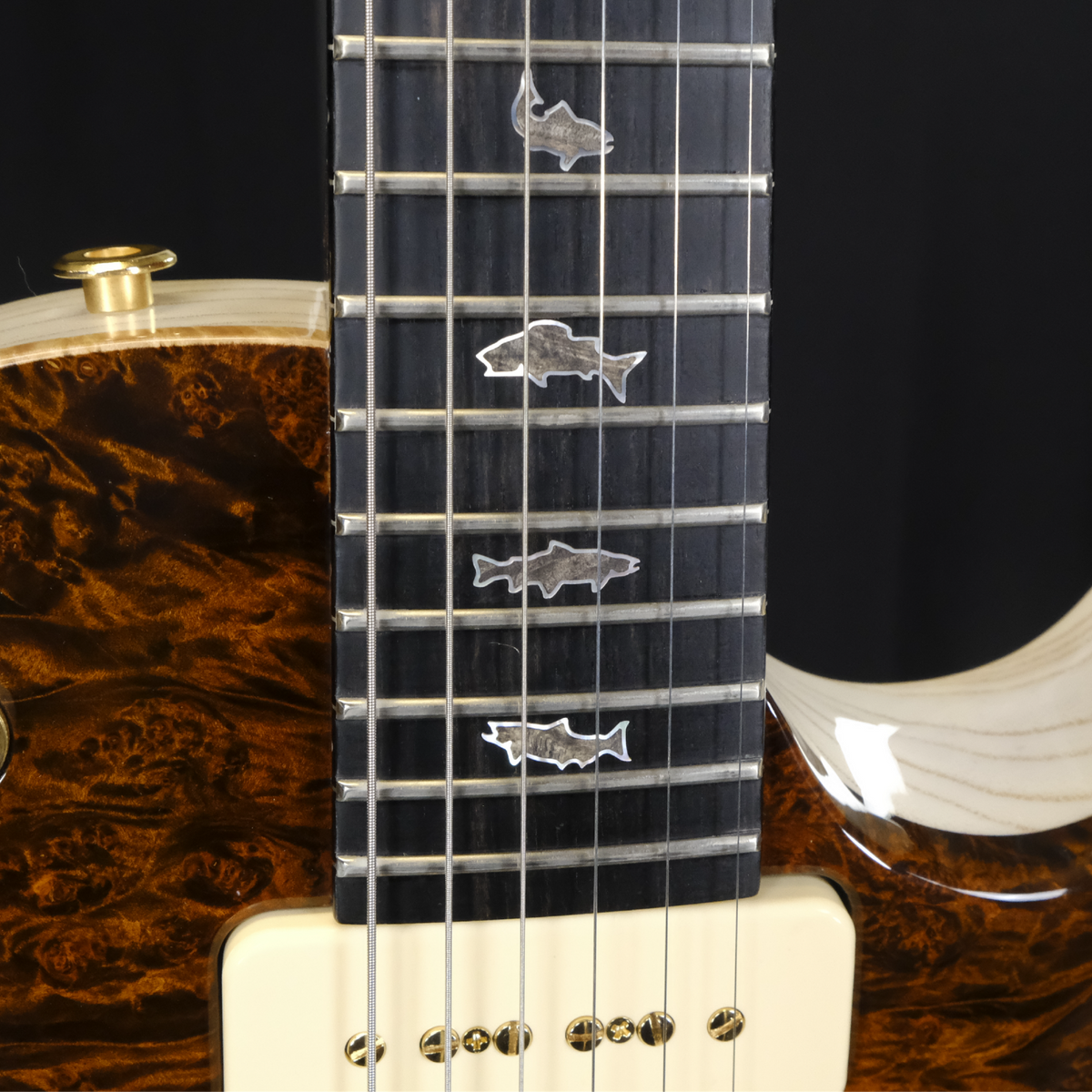 PRS Private Stock SC56 - Sandstorm Glow with Palen Music Mountain Scene