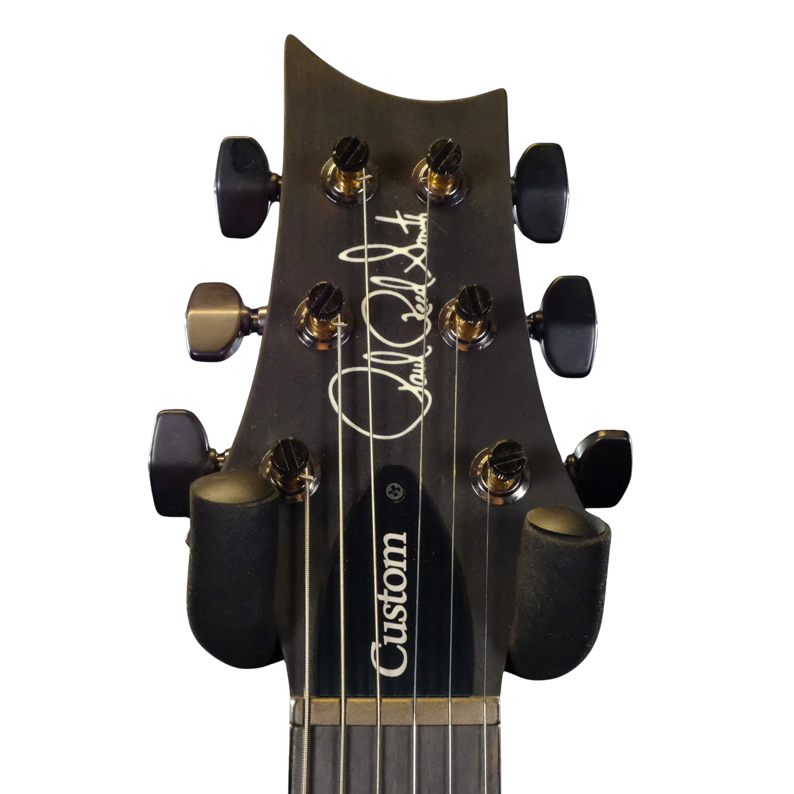 PRS Wood Library Custom 24 10-Top Quilted Maple -  Faded Blue Jean with Natural Back