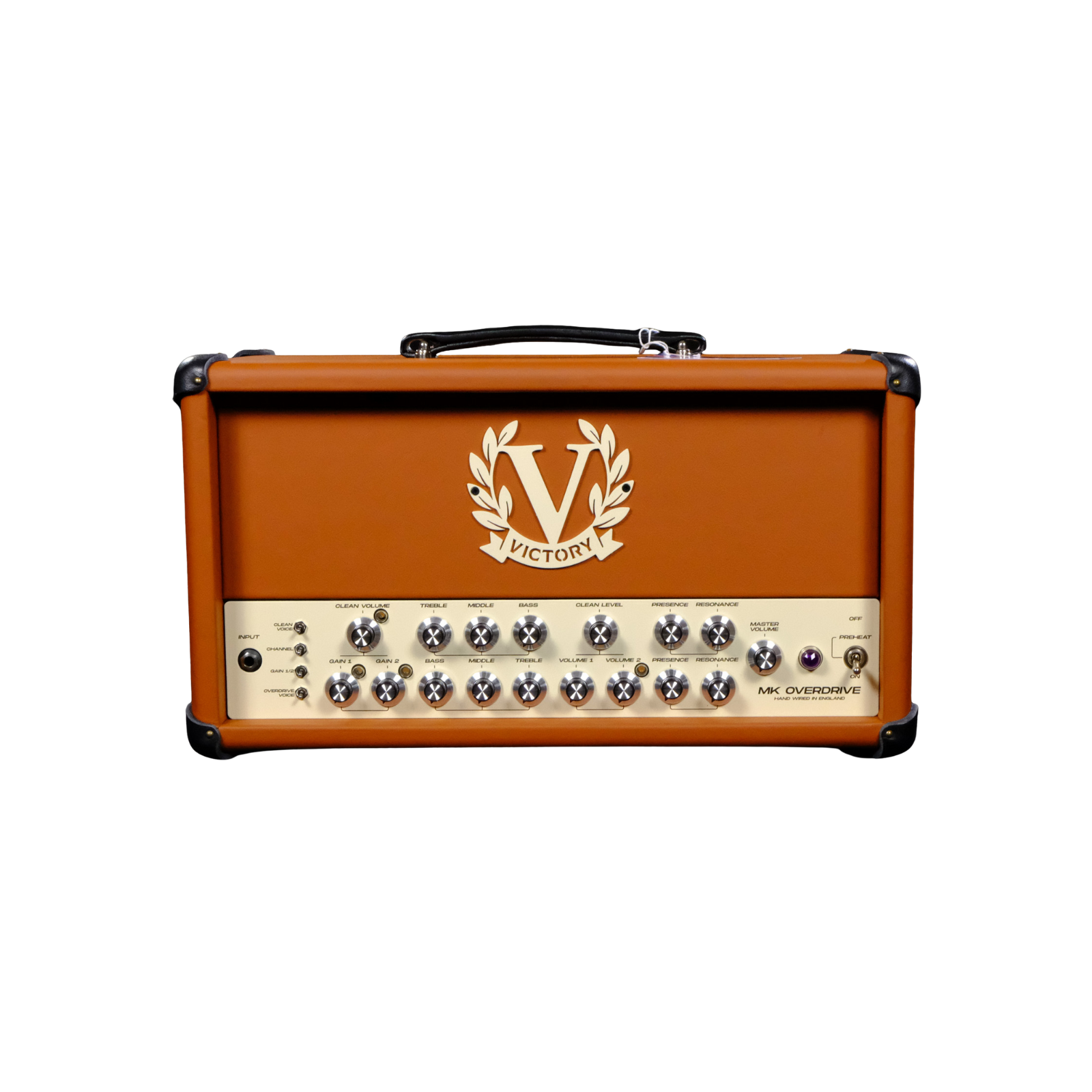 Victory Amps MK Overdrive and MK 2x12 Cabinet - Burnt Orange
