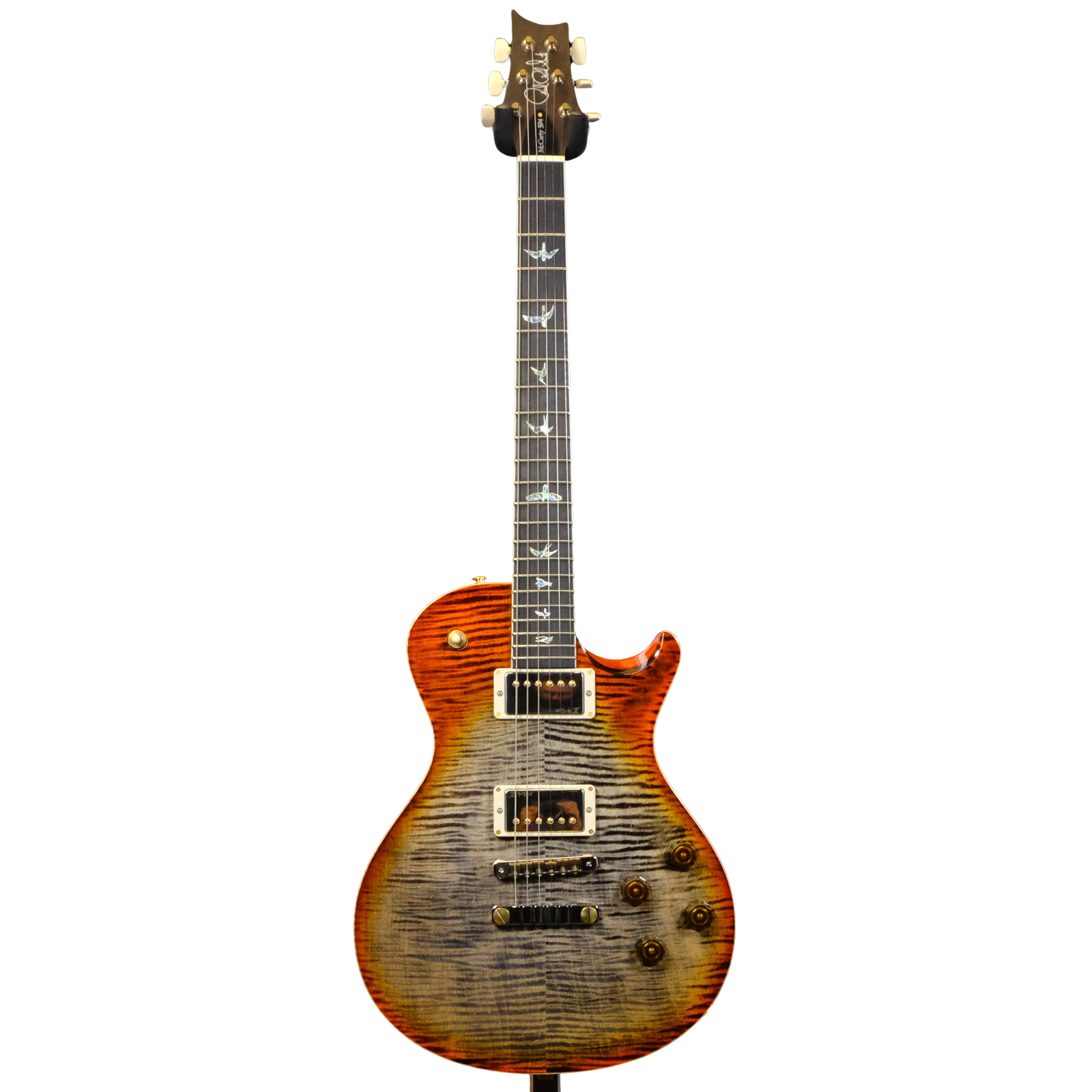 PRS Wood Library McCarty 594 Singlecut Flame Maple - Burnt Maple Leaf