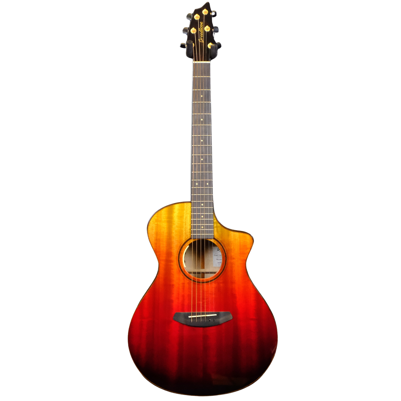 Used Breedlove Oregon Concert Tequila Sunrise CE LTD - Tequila Sunrise Gloss