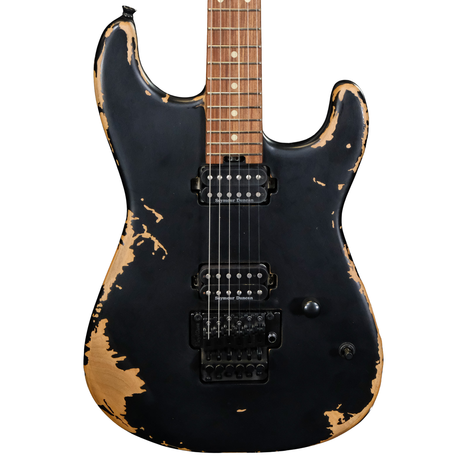 Charvel Pro-Mod Relic San Dimas Style 1 HH FR PF - Weathered Black