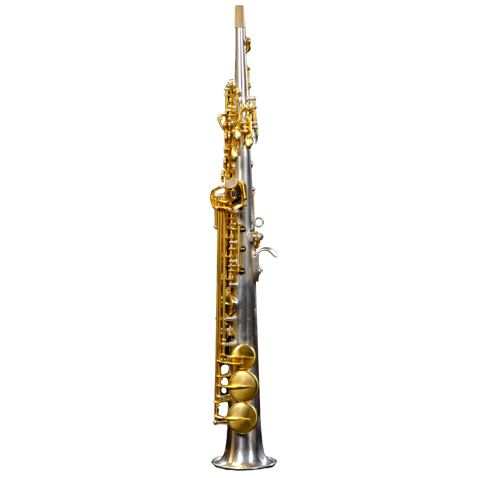 Rampone & Cazzani R1 Jazz Straight Soprano Saxophone - Silver and Gold - 2002/J/AUG