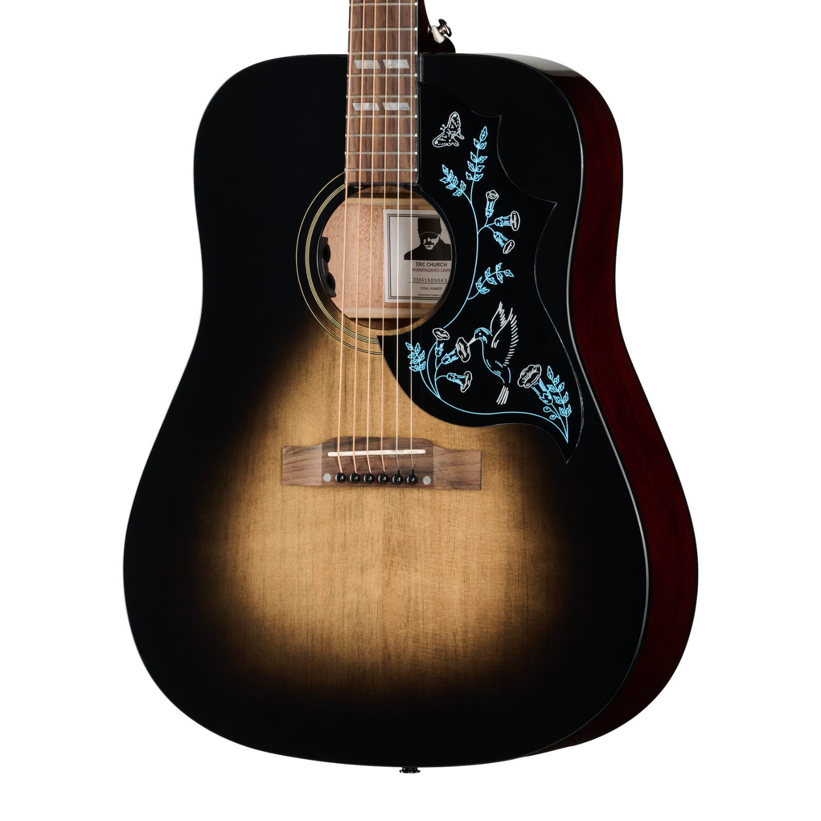 Epiphone Eric Church Hummingbird Dark - Cobra Burst