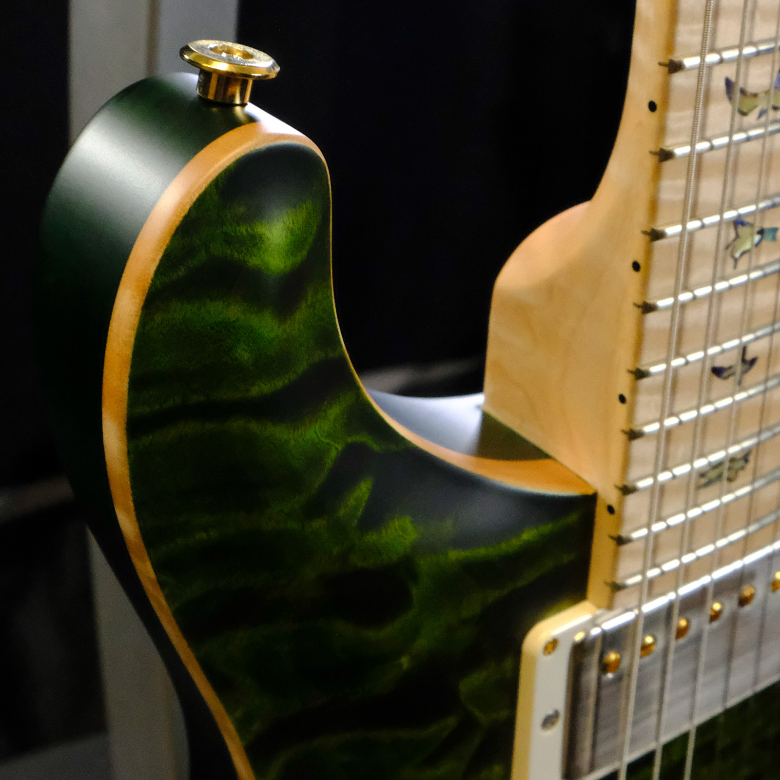 PRS Wood Library DGT Electric Guitar with Bird Inlays - Jade