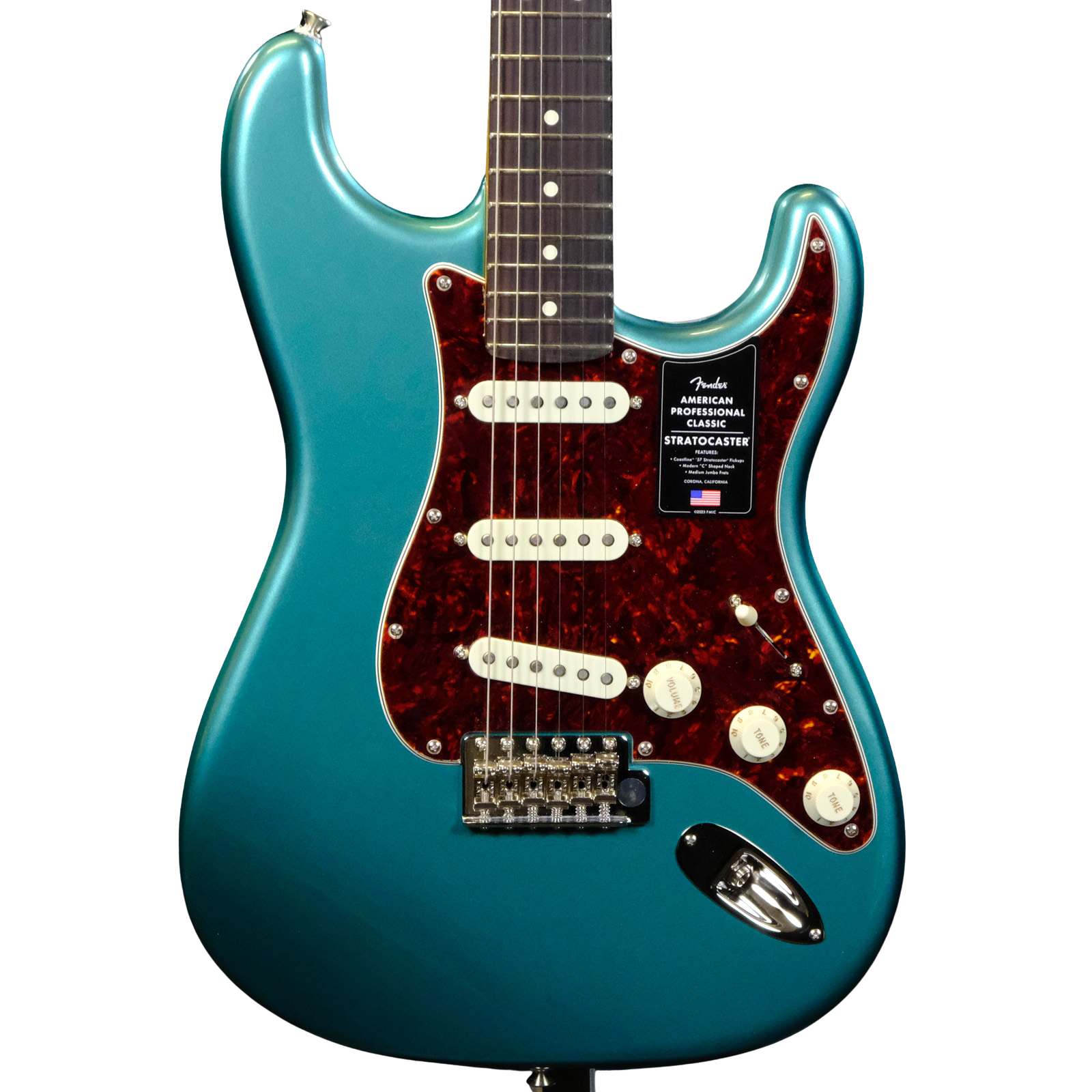 Fender American Professional Classic Stratocaster - Faded Sherwood Green Metallic