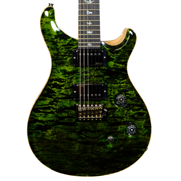 PRS Wood Library Custom 24 10-Top Quilted Maple - Jade (Natural Back)