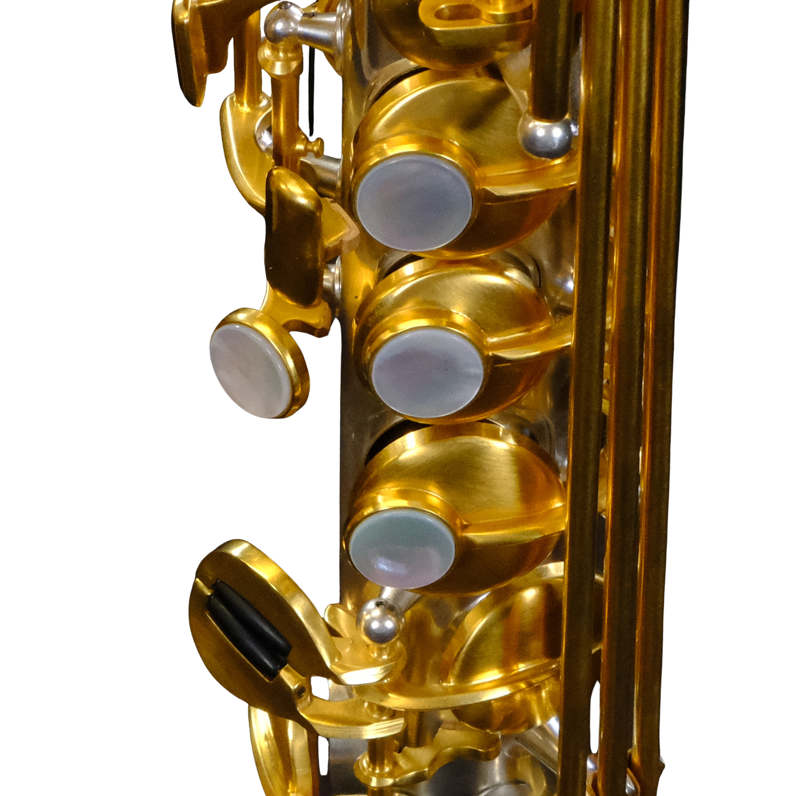 Rampone & Cazzani R1 Jazz Straight Soprano Saxophone - Silver and Gold - 2002/J/AUG