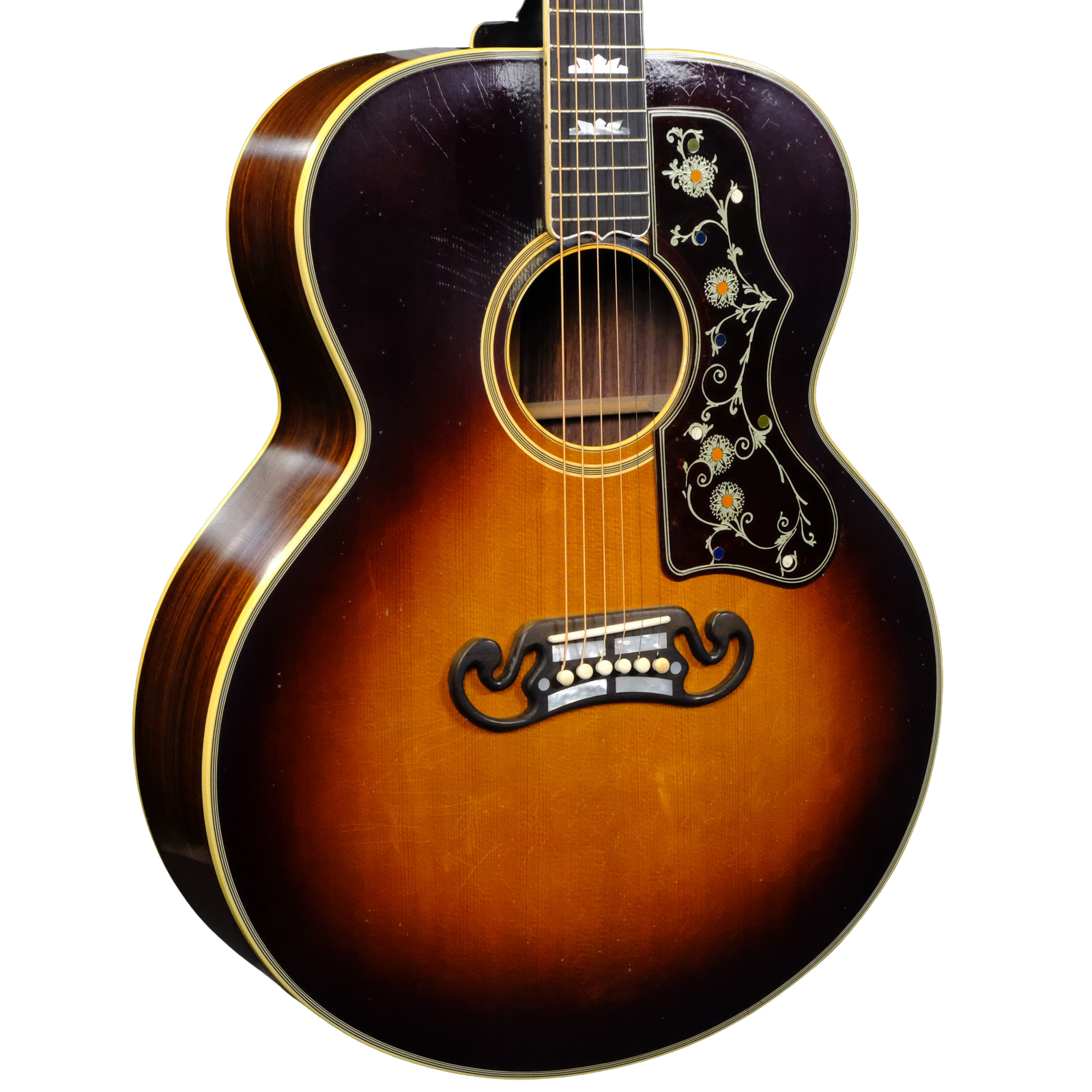 Gibson Custom Pre-War SJ-200 Rosewood - Light Aged Faded Vintage Sunburst
