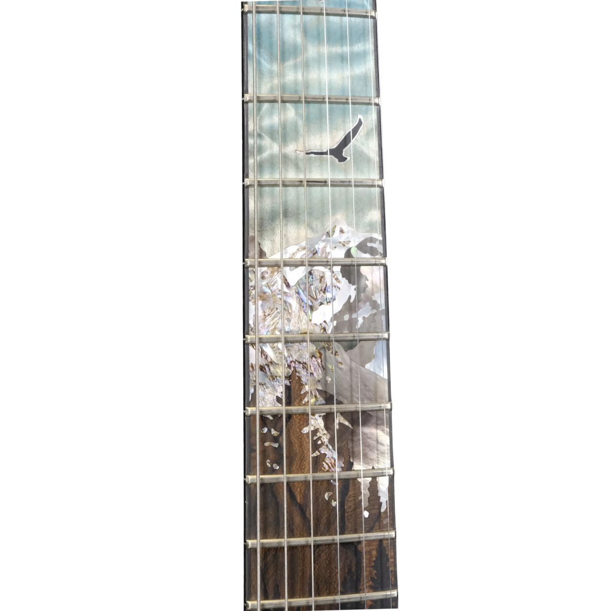 PRS Private Stock SC56 - Sandstorm Glow with Palen Music Mountain Scene