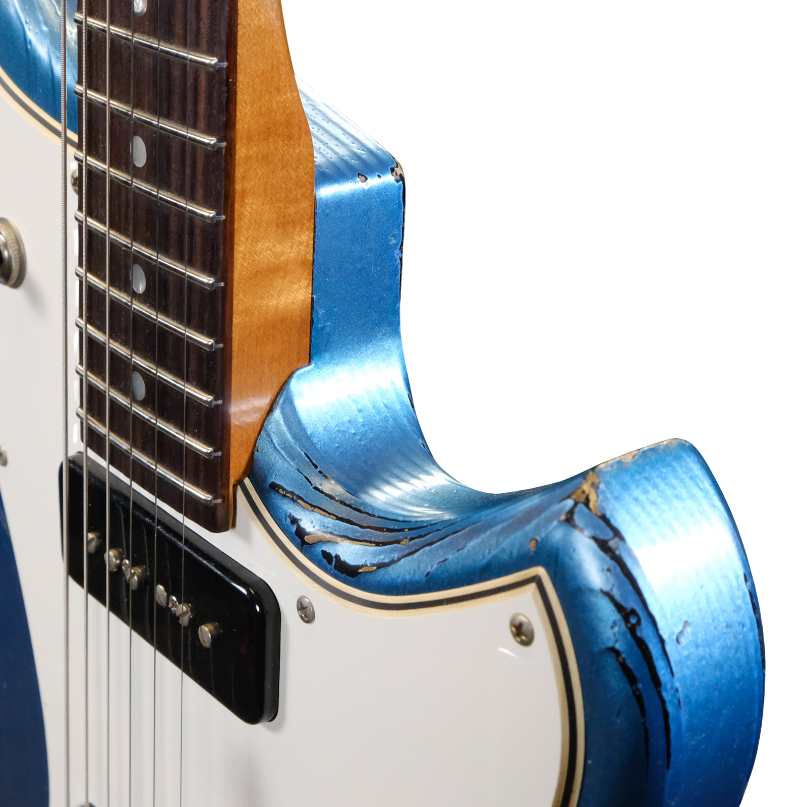 Novo Serus J Nucleus - Lake Placid Blue over '64 3-Tone Burst