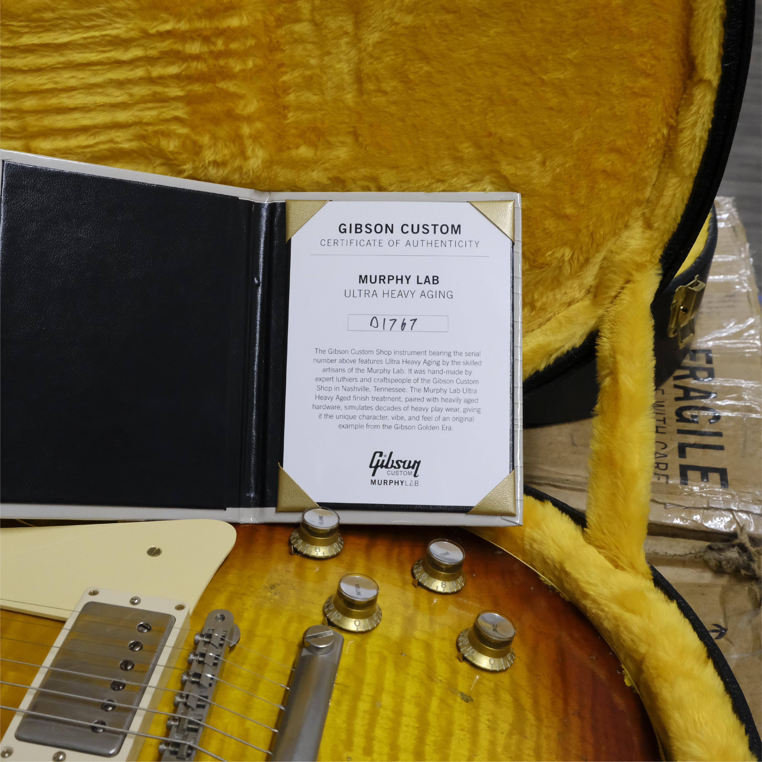 Used 2021 Gibson Custom Shop 1960 Les Paul Standard V2 Murphy Lab Ultra Heavy Aged - Tomato Soup Burst